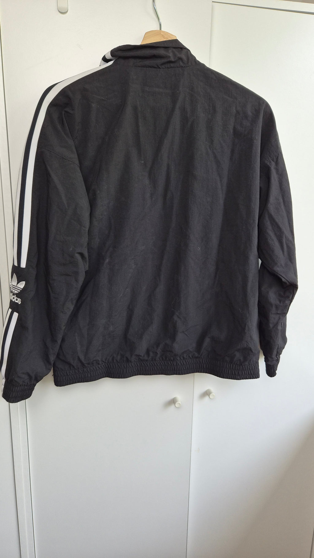 Adidas Trackjacket | Black | 3 Stripes | S