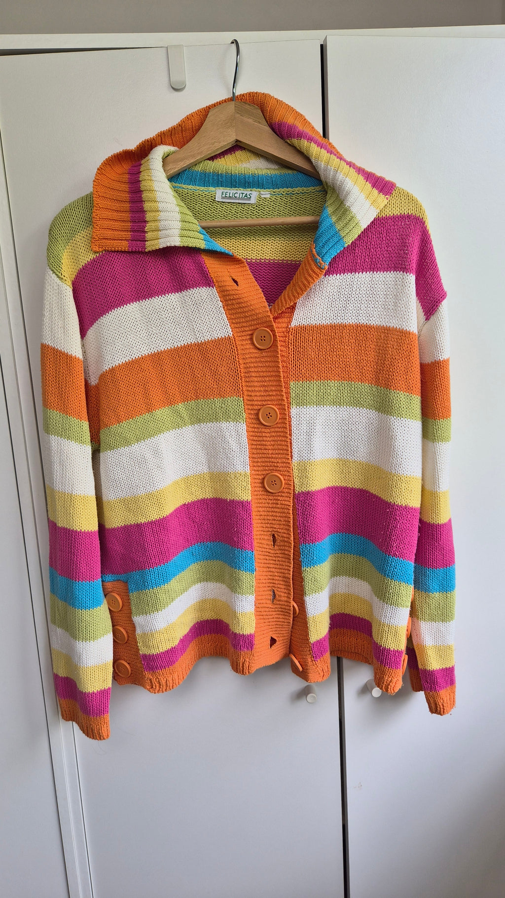 Y2K Cardigan Streifen