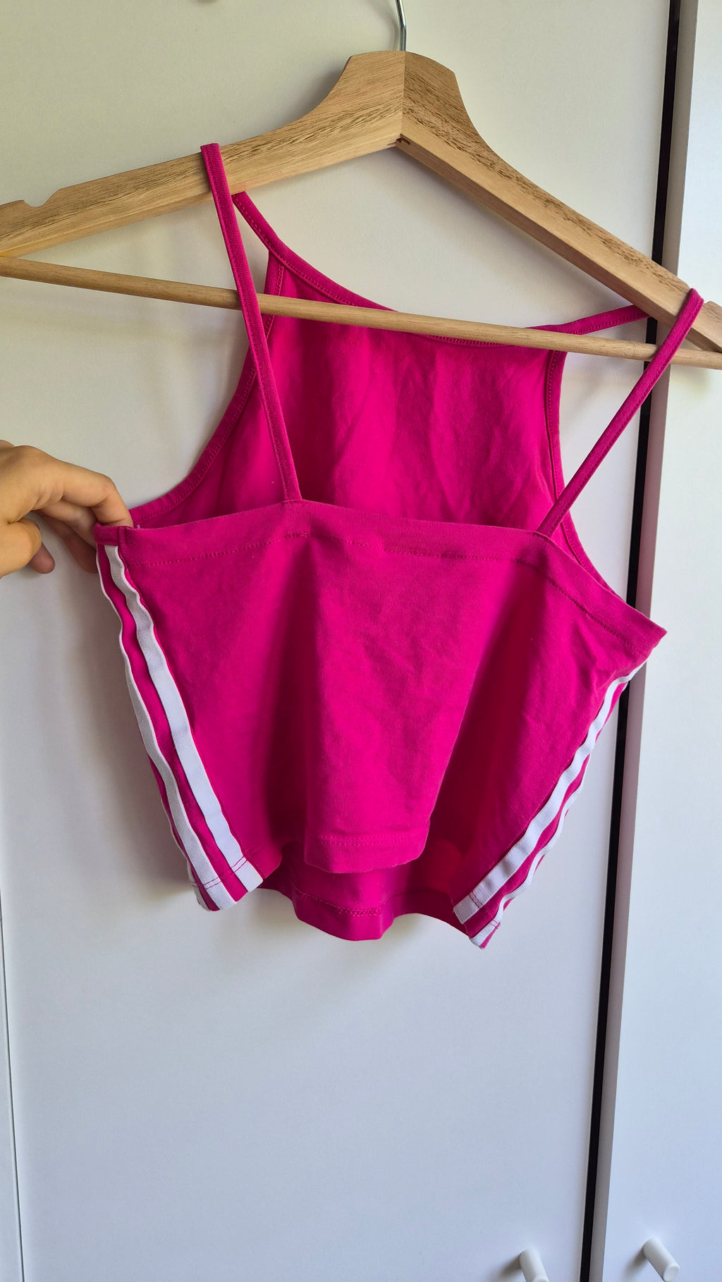 Adidas Baumwoll Y2K Crop Top XS