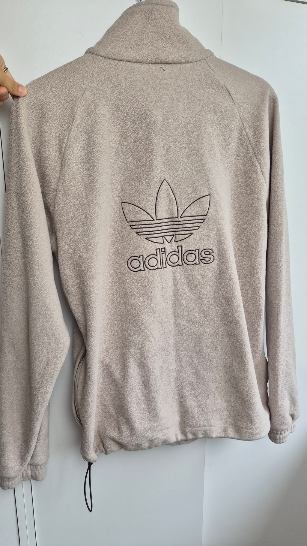 Adidas Fleece | Half Zip | Beige Braun (S)