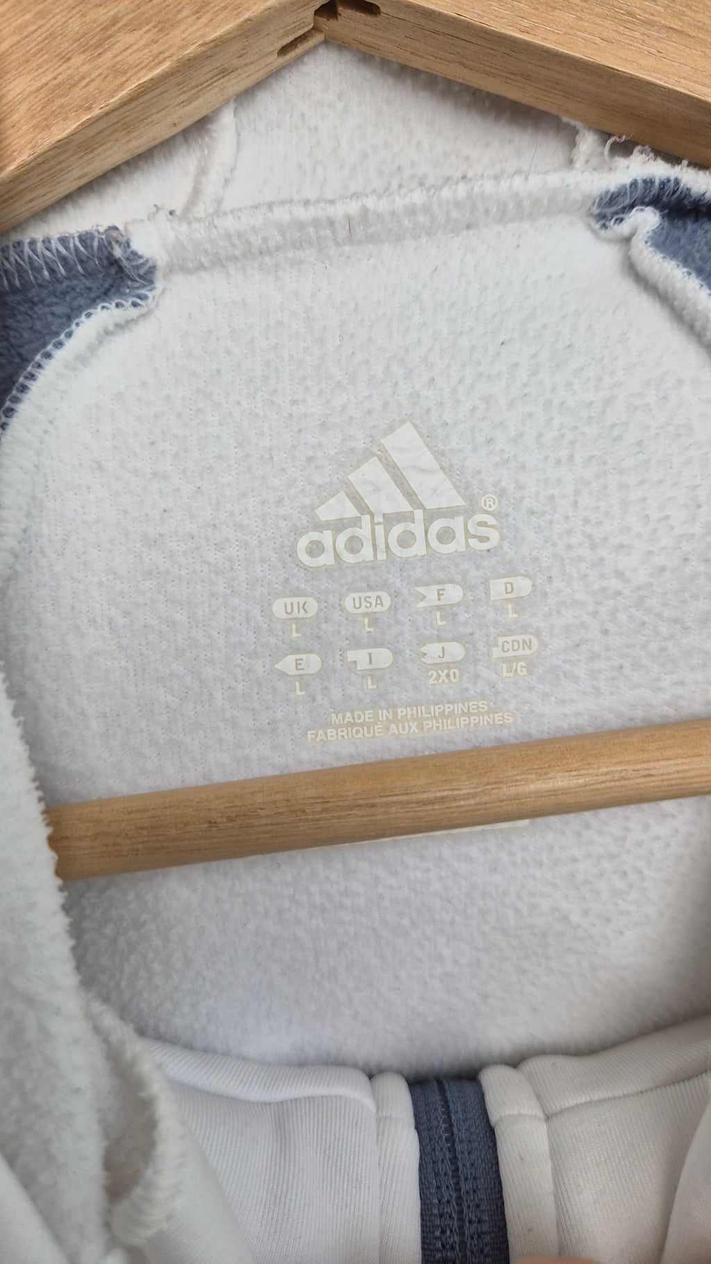 Adidas Vintage Trackjacket | 2007 | icey blue (L)