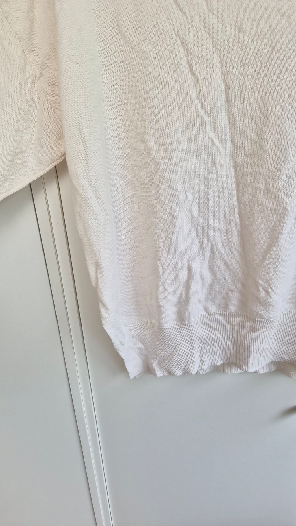 Basic Cotton Strick T-Shirt S