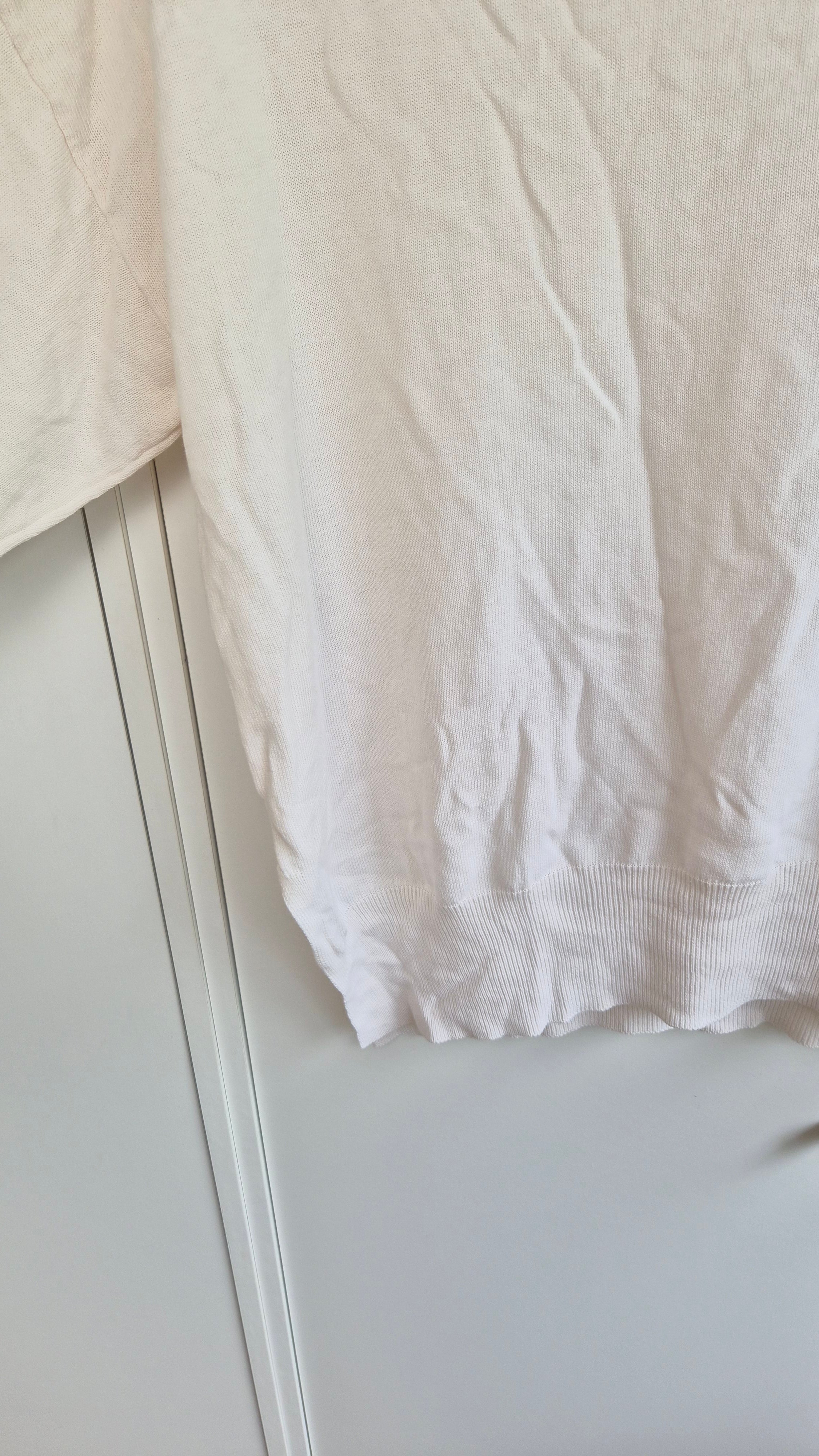 Basic Cotton Strick T-Shirt S