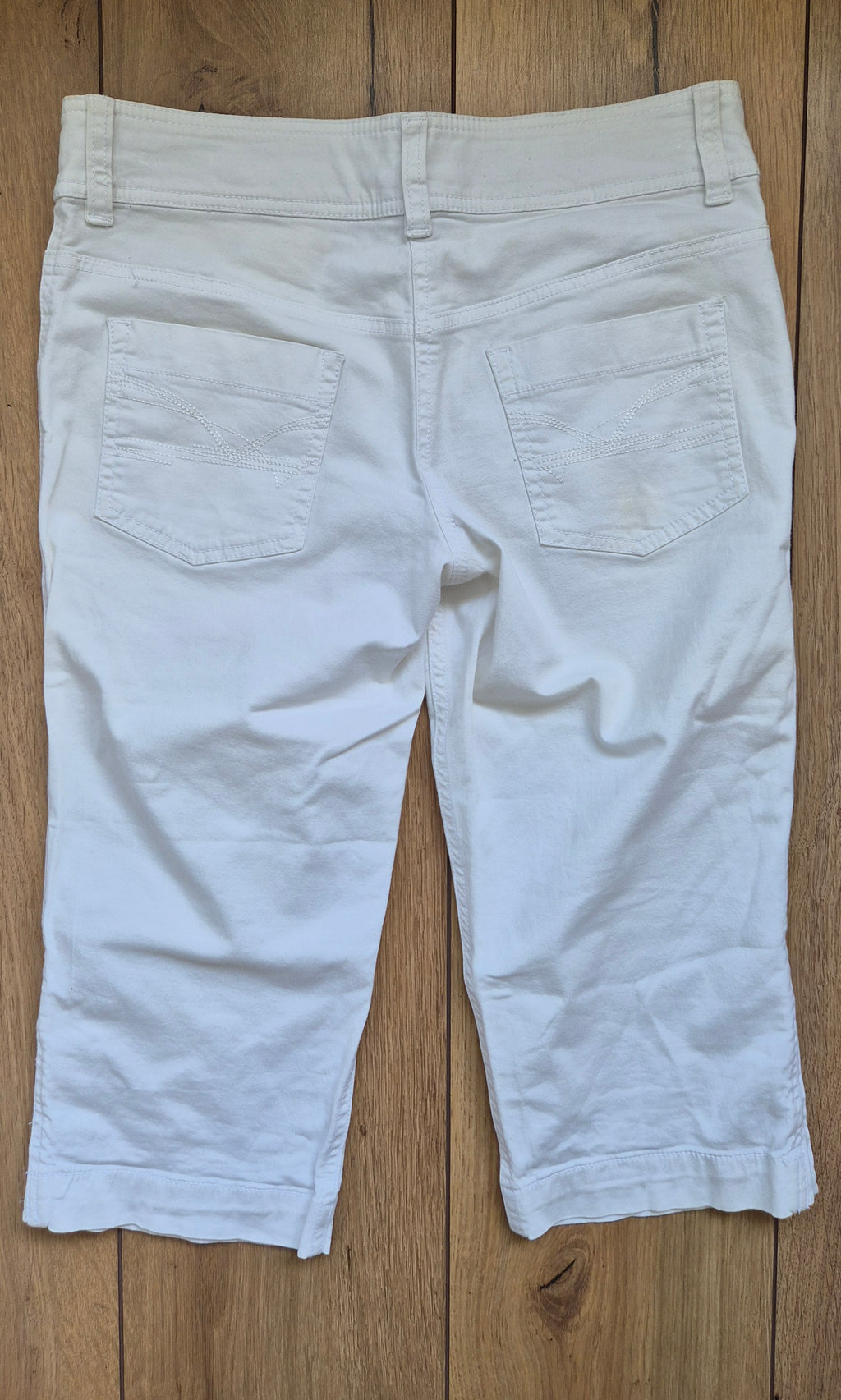 Capri Jeans weiß