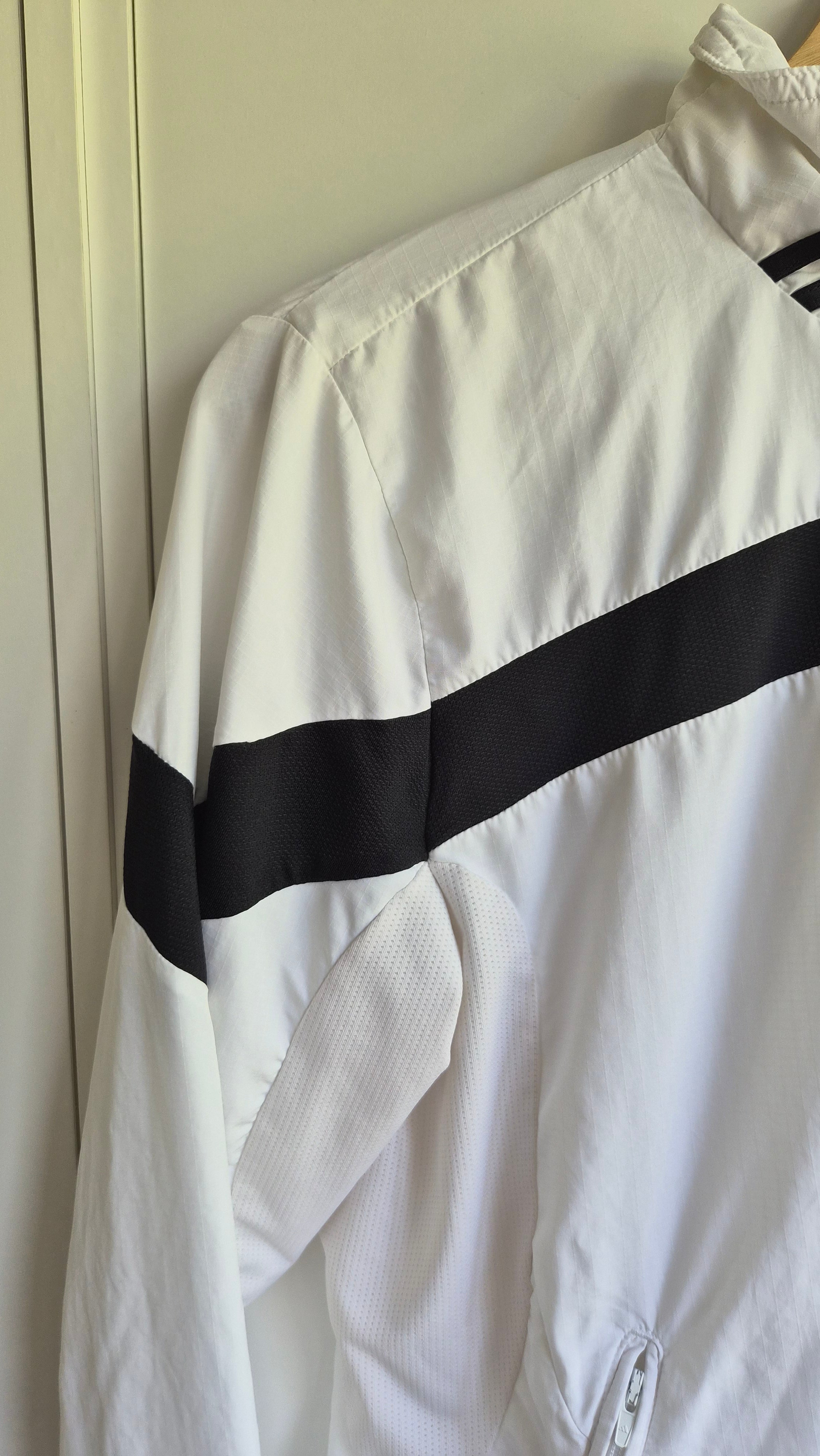 Adidas Vintage Trainingsjacke Weiß | Y2K 2006 | S