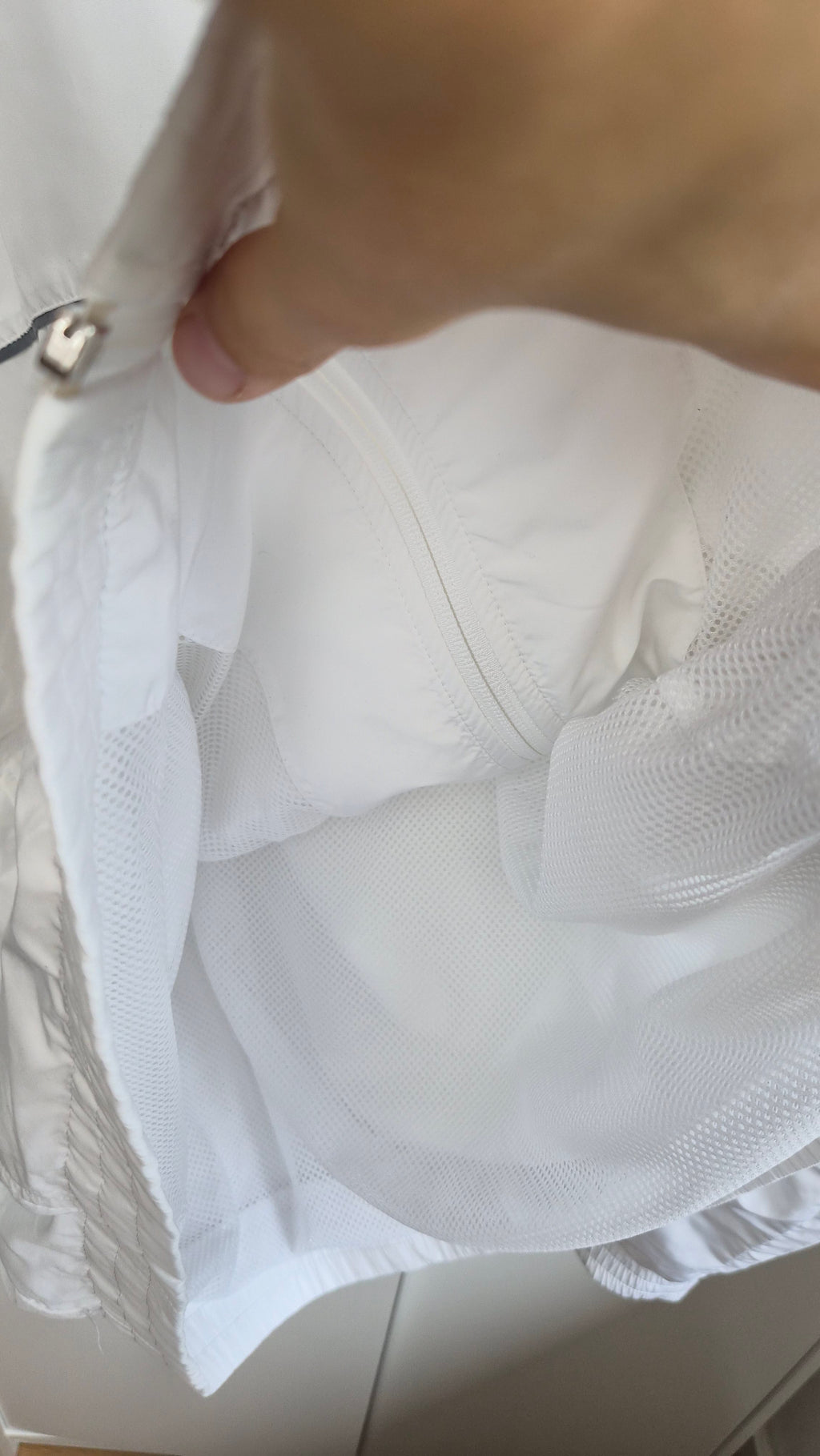 Vintage Adidas Track Jacket | White | 3-Stripes | L