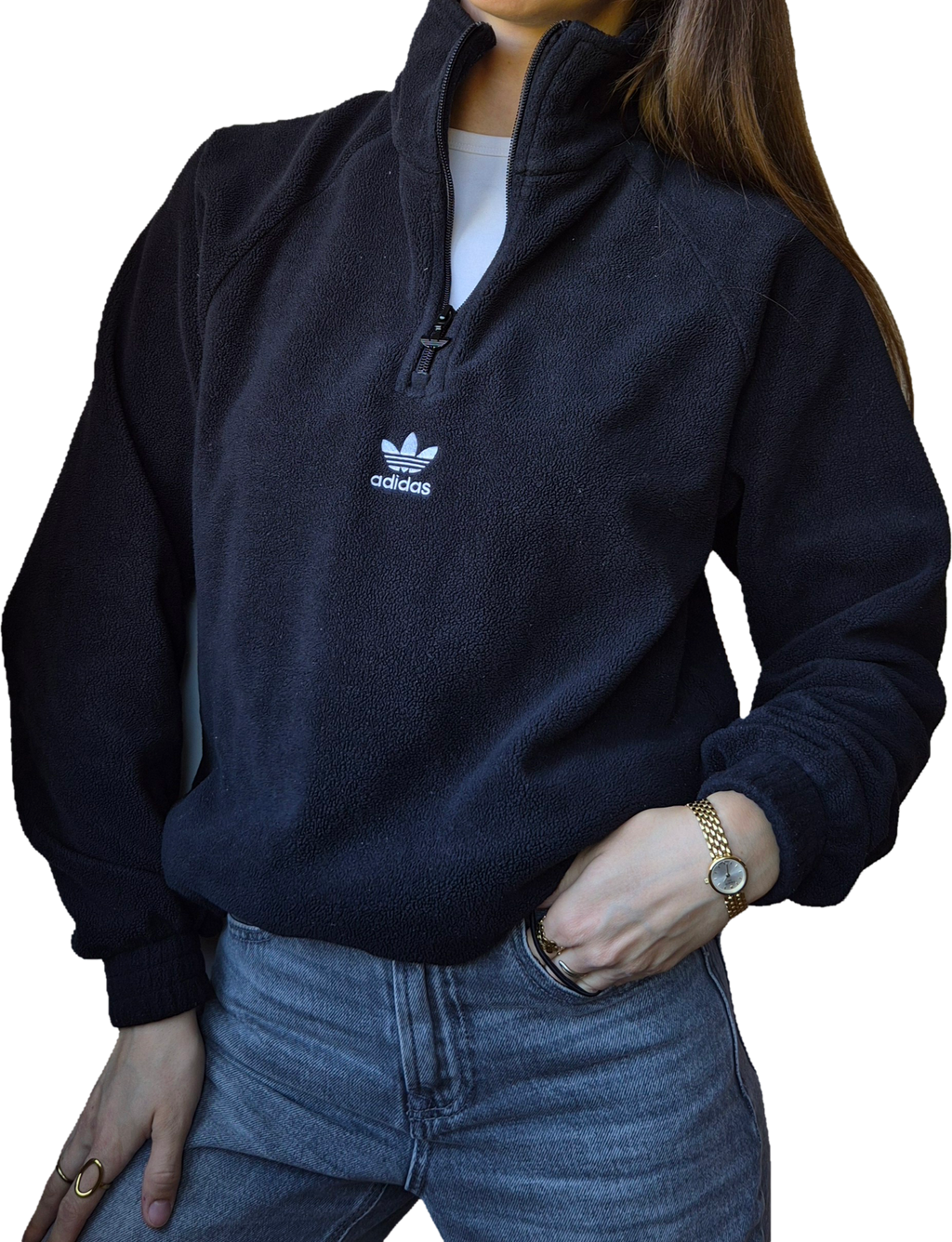Adidas Halfzip Fleece (L)