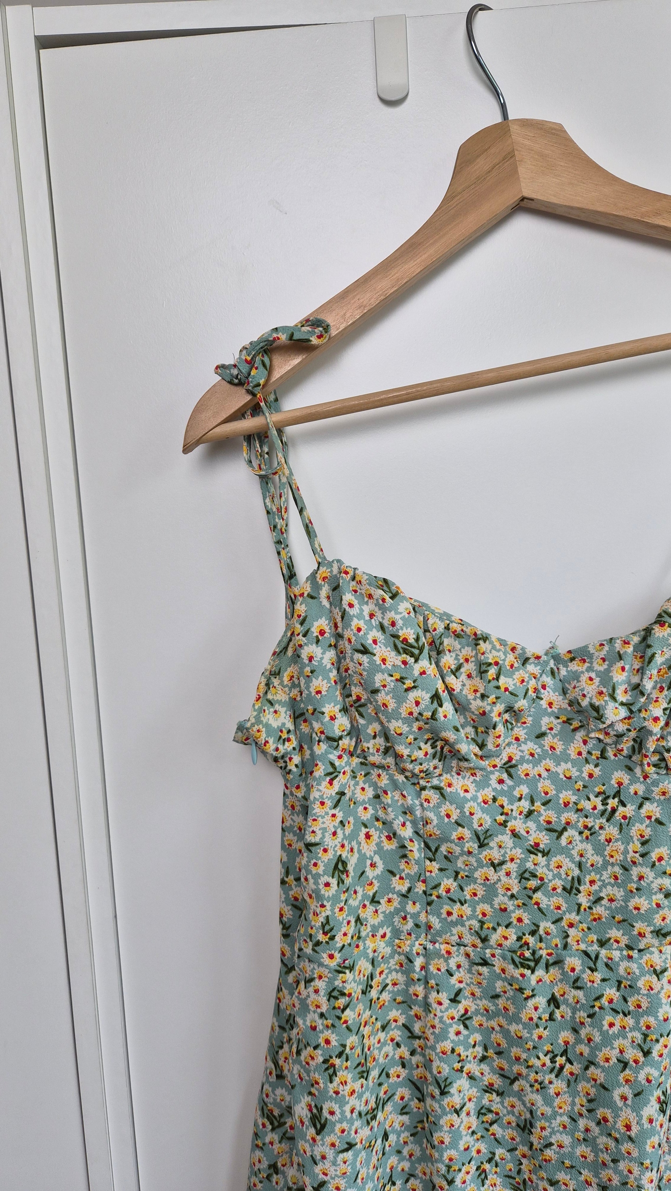 Florales Minikleid | Grün | Cottage | Gr. S