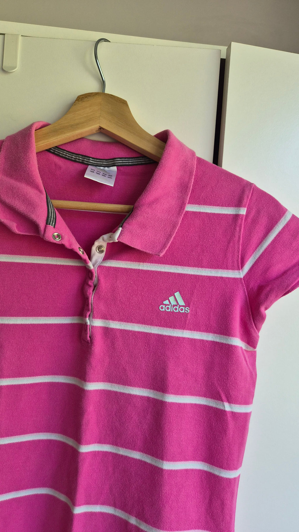 Adidas Vintage Stripe Polo S