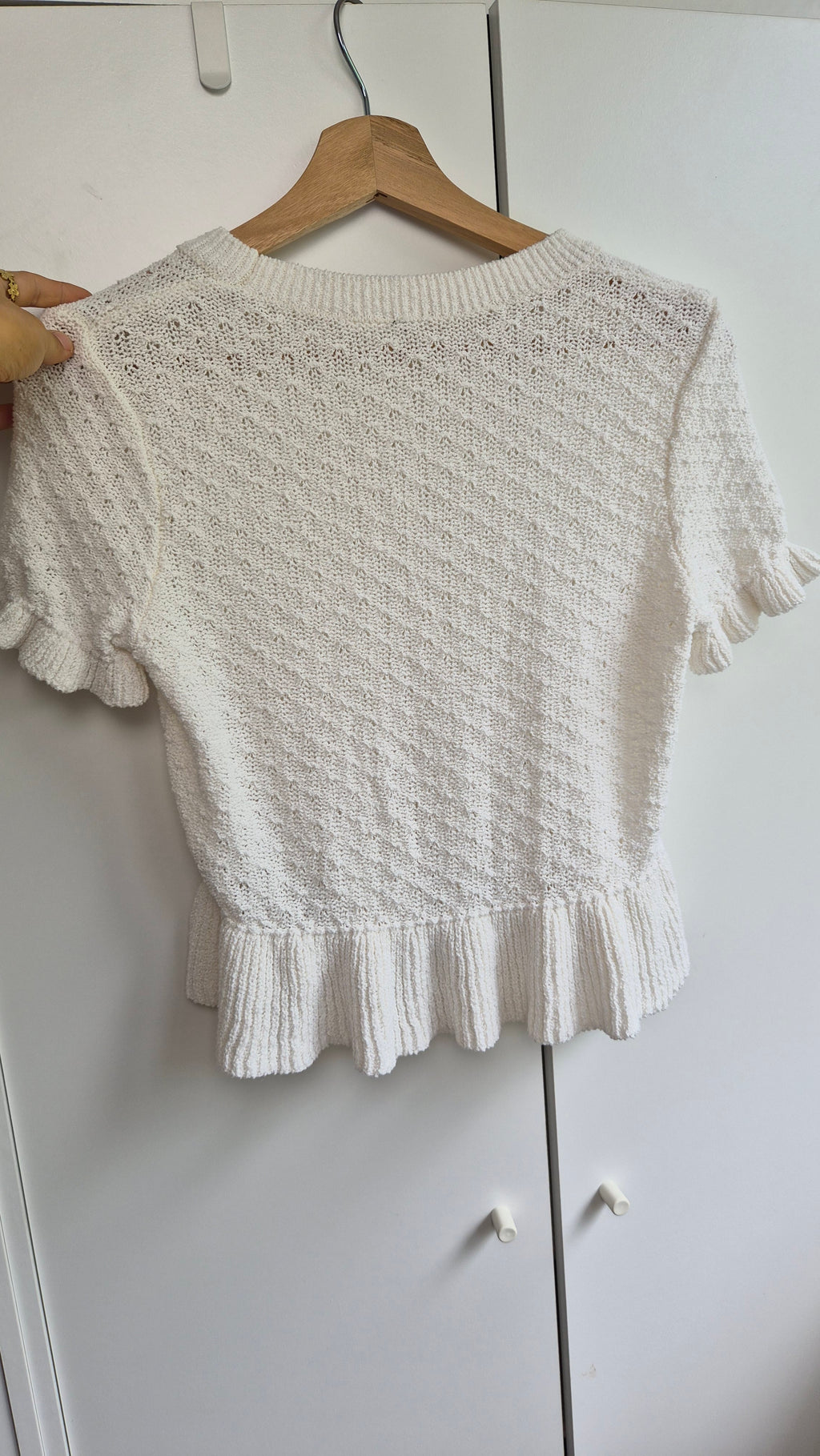 Boho Häkelshirt S