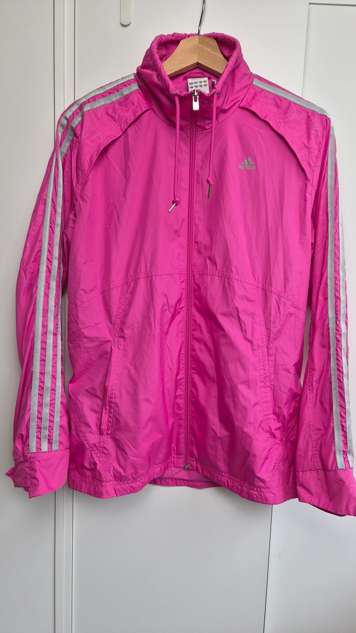 Vintage Adidas Windbreaker | Bubble Pink | 2011 (L)