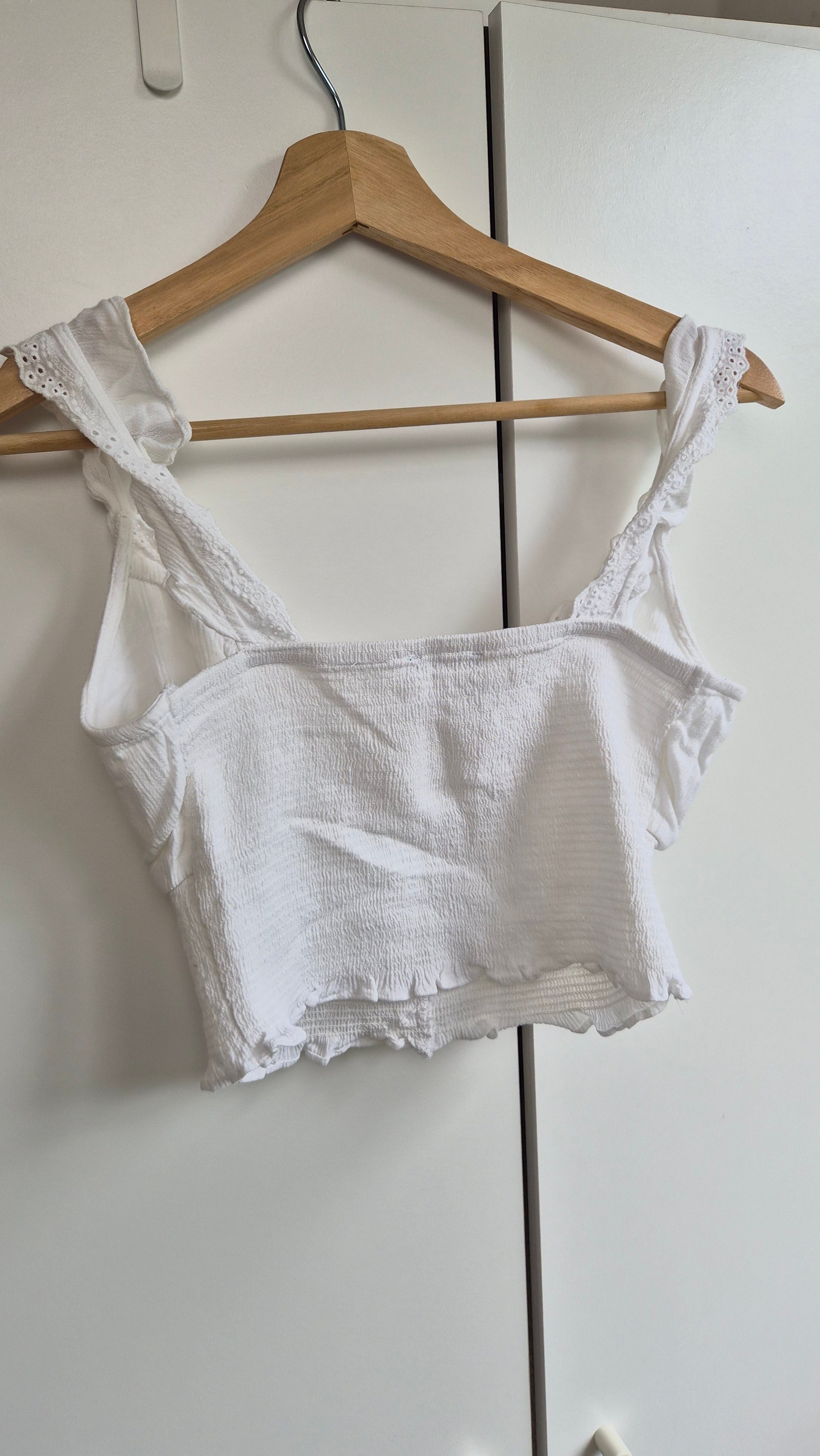 Viskose Sommertop | weiß | Coastal | S