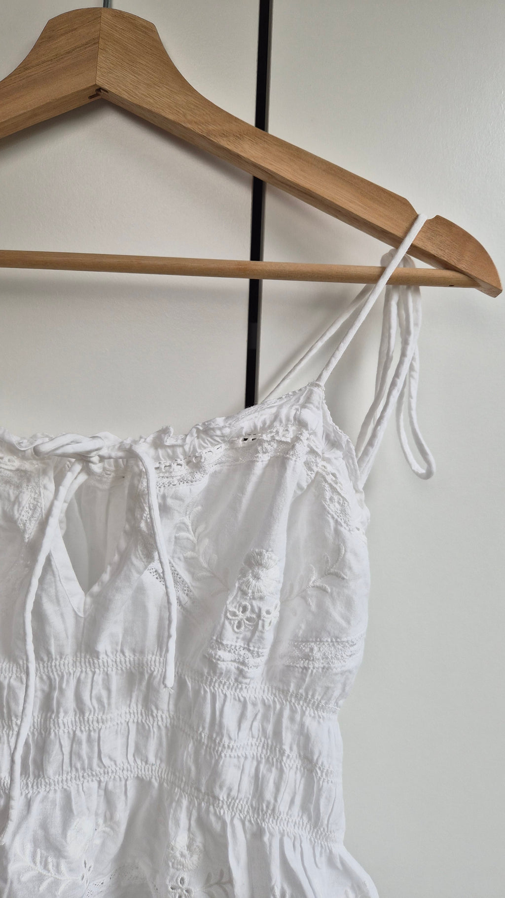 Camisole Sommertop | Weiß| Cottage | S