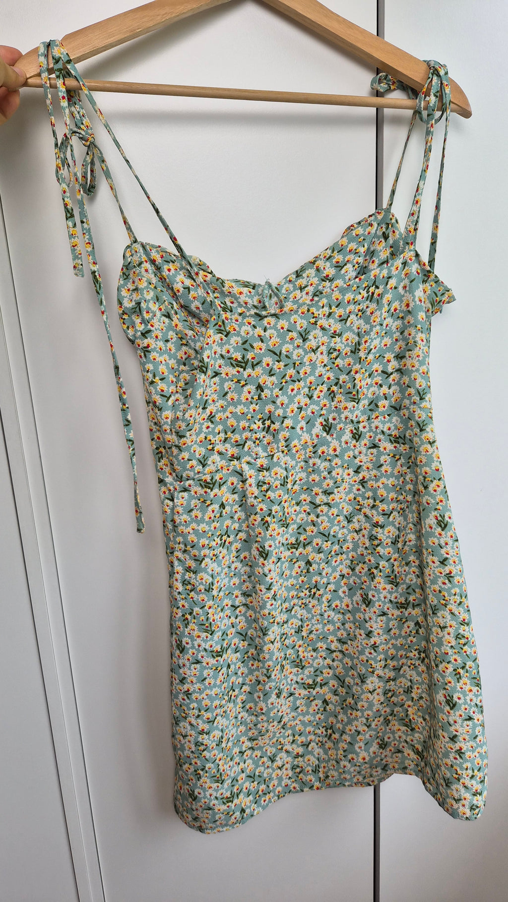 Florales Minikleid | Grün | Cottage | Gr. S