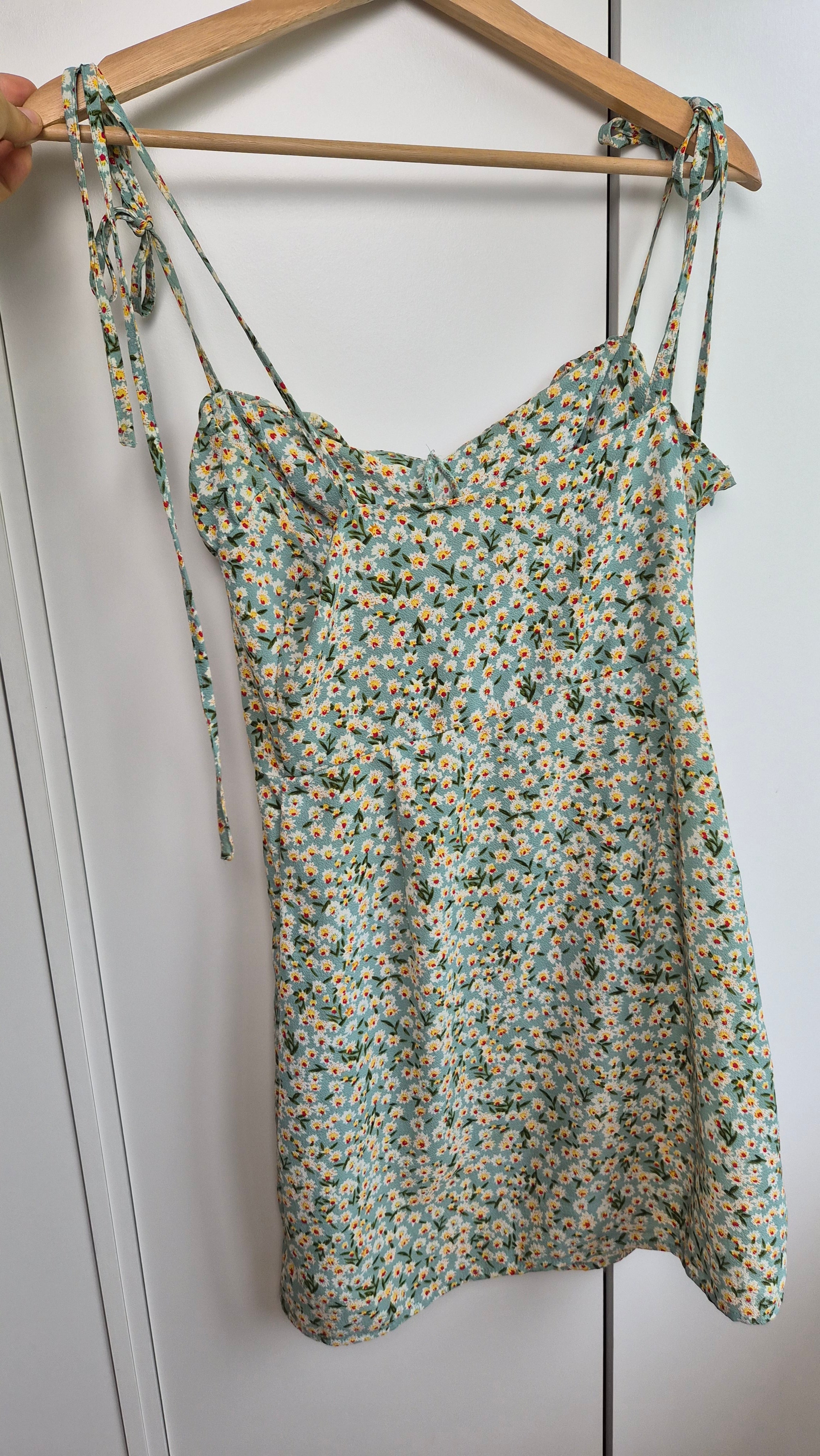 Florales Minikleid | Grün | Cottage | Gr. S