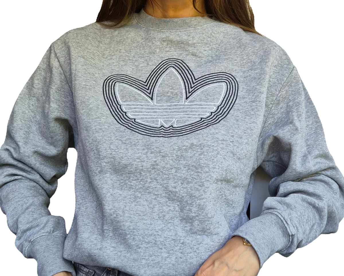 Adidas Crewneck Sweatshirt | Grau | Trefoil | Basic Grey | XS -S