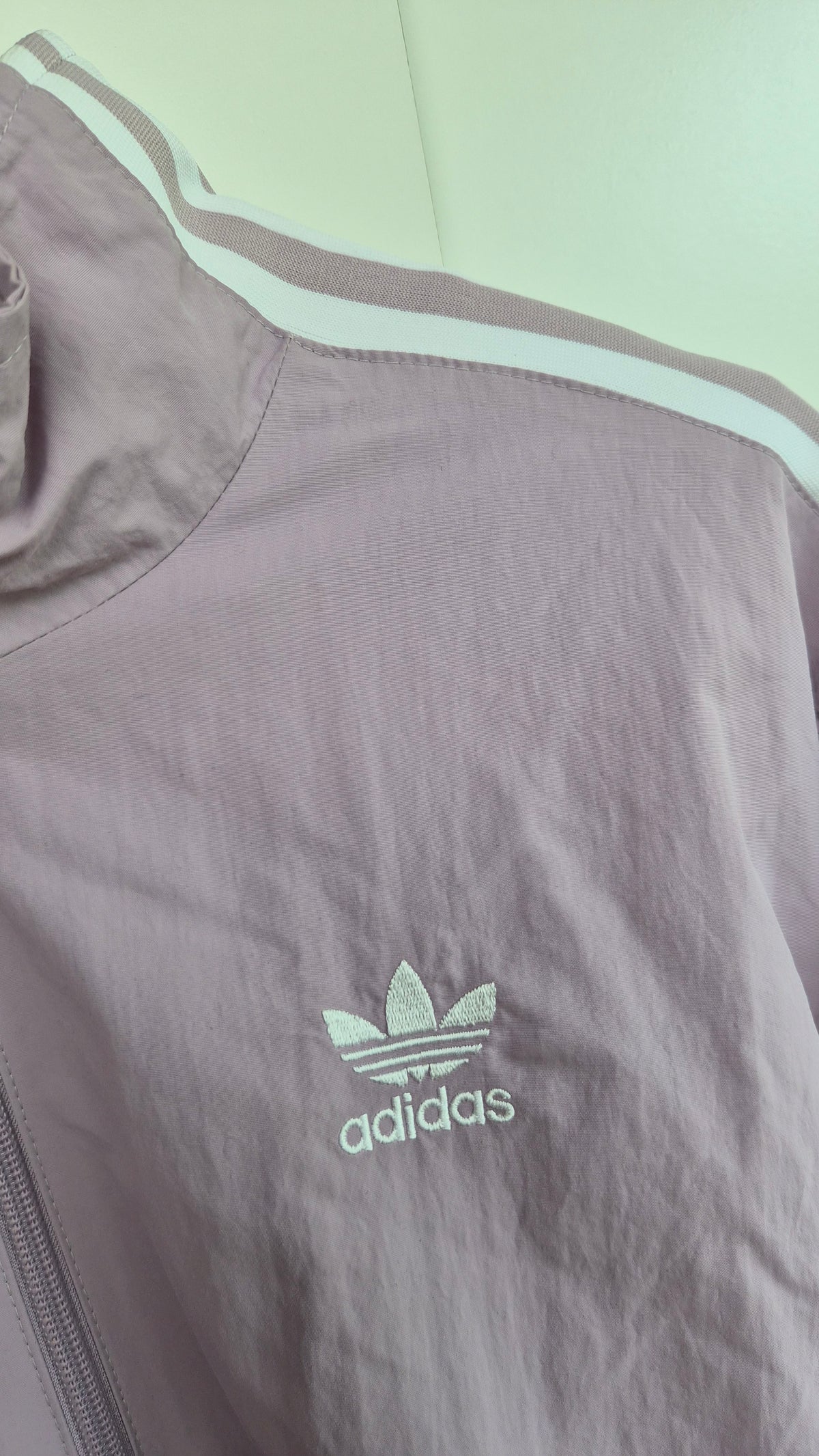 Adidas Trackjacket | Dusty Lilac | 3-Stripes | M
