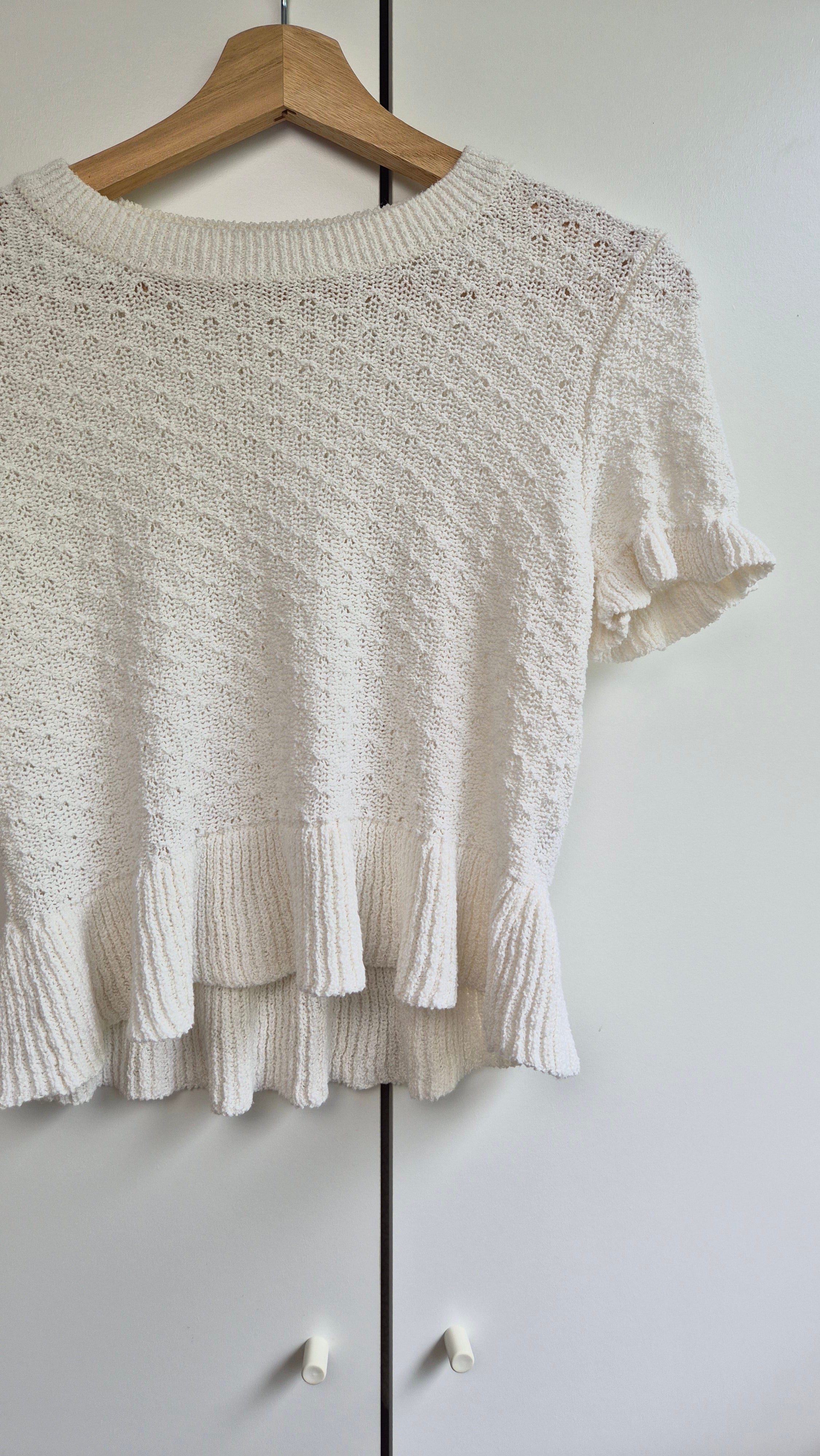 Boho Häkelshirt S