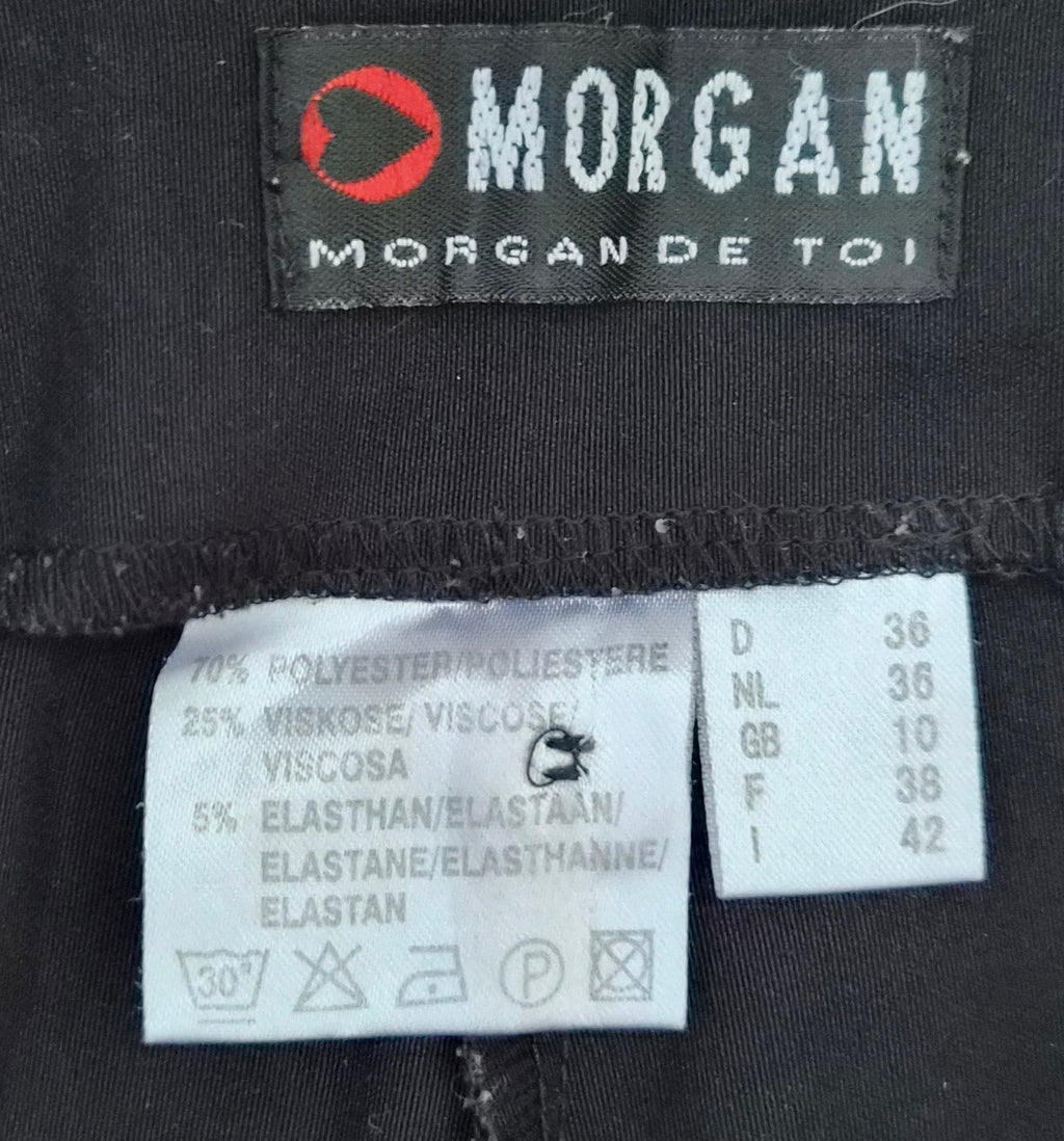 Capri Hose | Schwarz | Schnürung | S