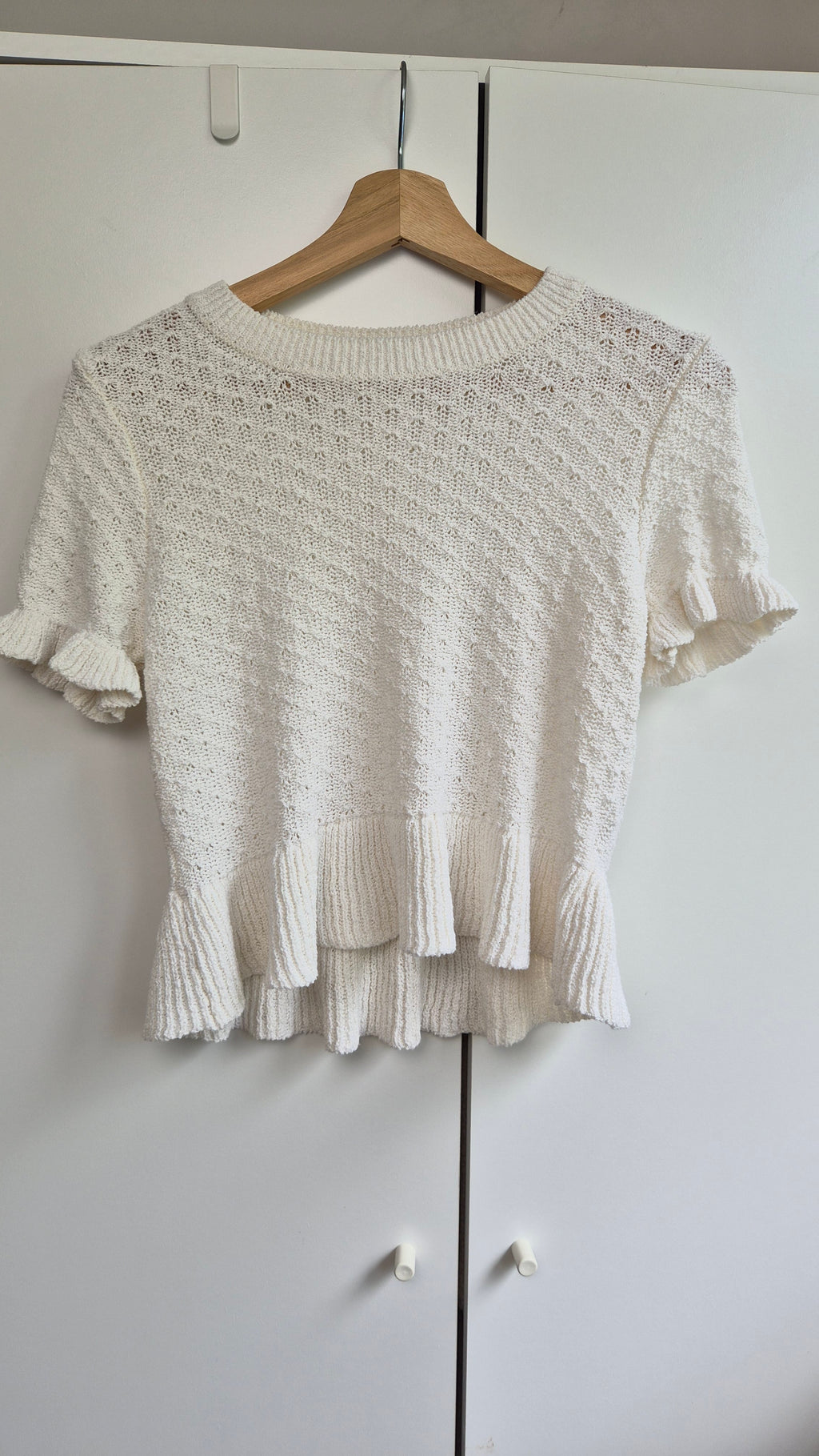 Boho Häkelshirt S