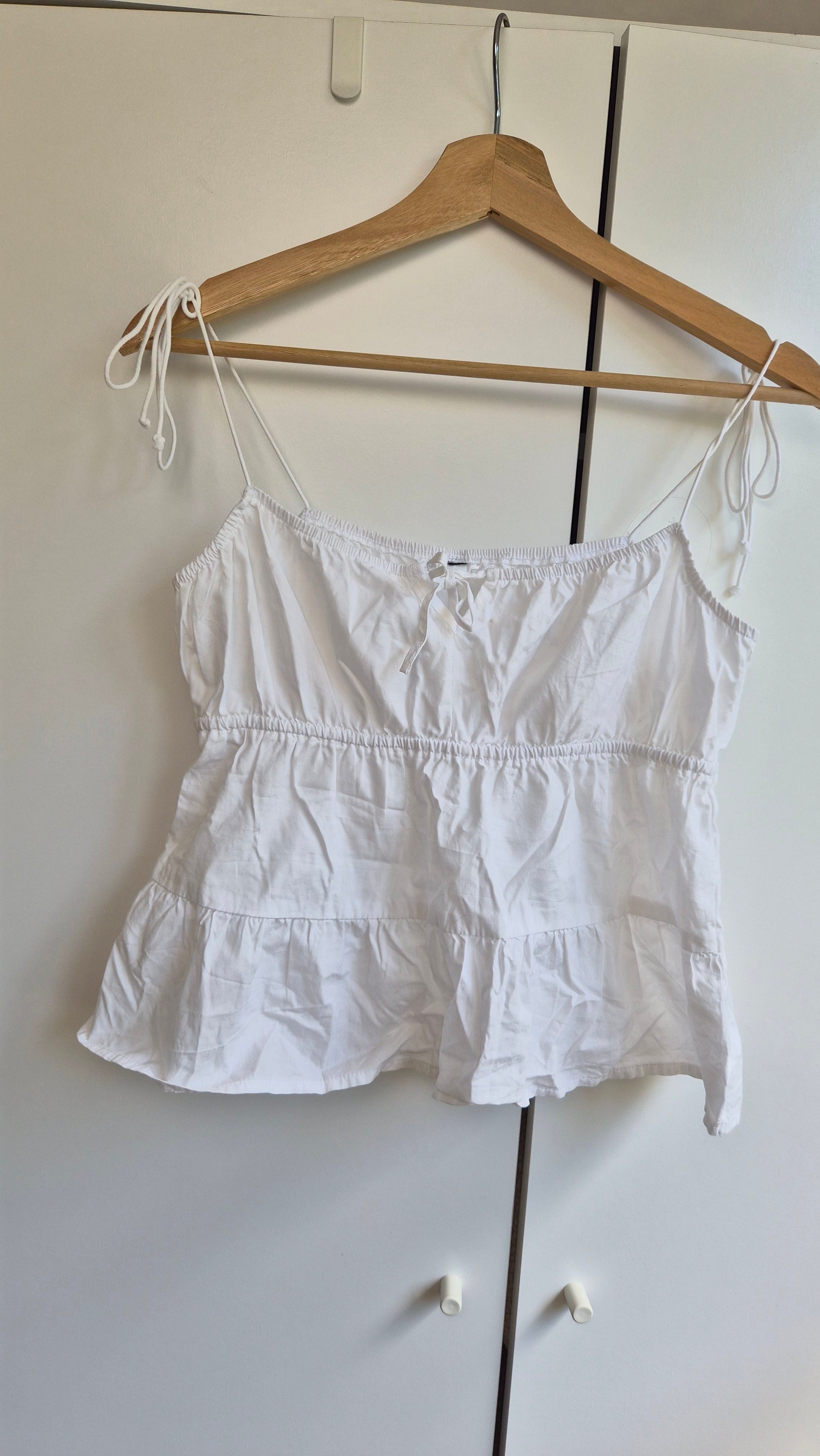 Camisole Sommertop | weiß | Coastal | S