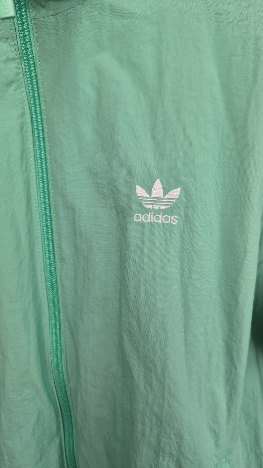 Adidas Trackjacket | Mint | 3-Stripes | XS
