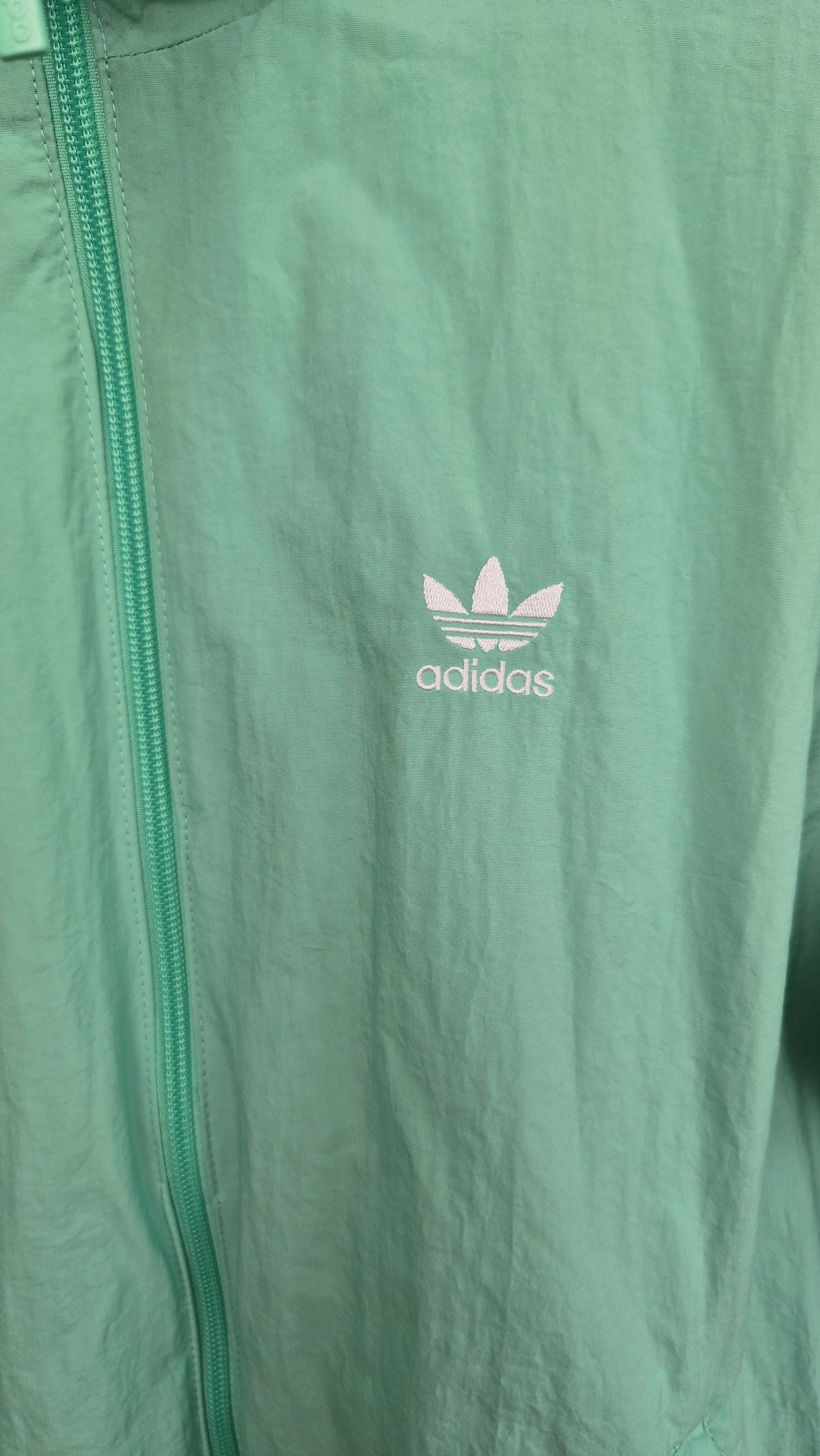 Adidas Trackjacket | Mint | 3-Stripes | XS
