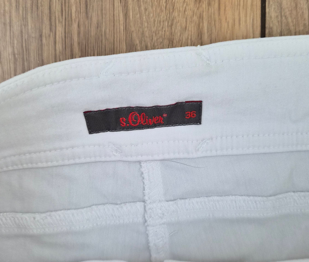 Capri Hose | Weiß | Viskose | S