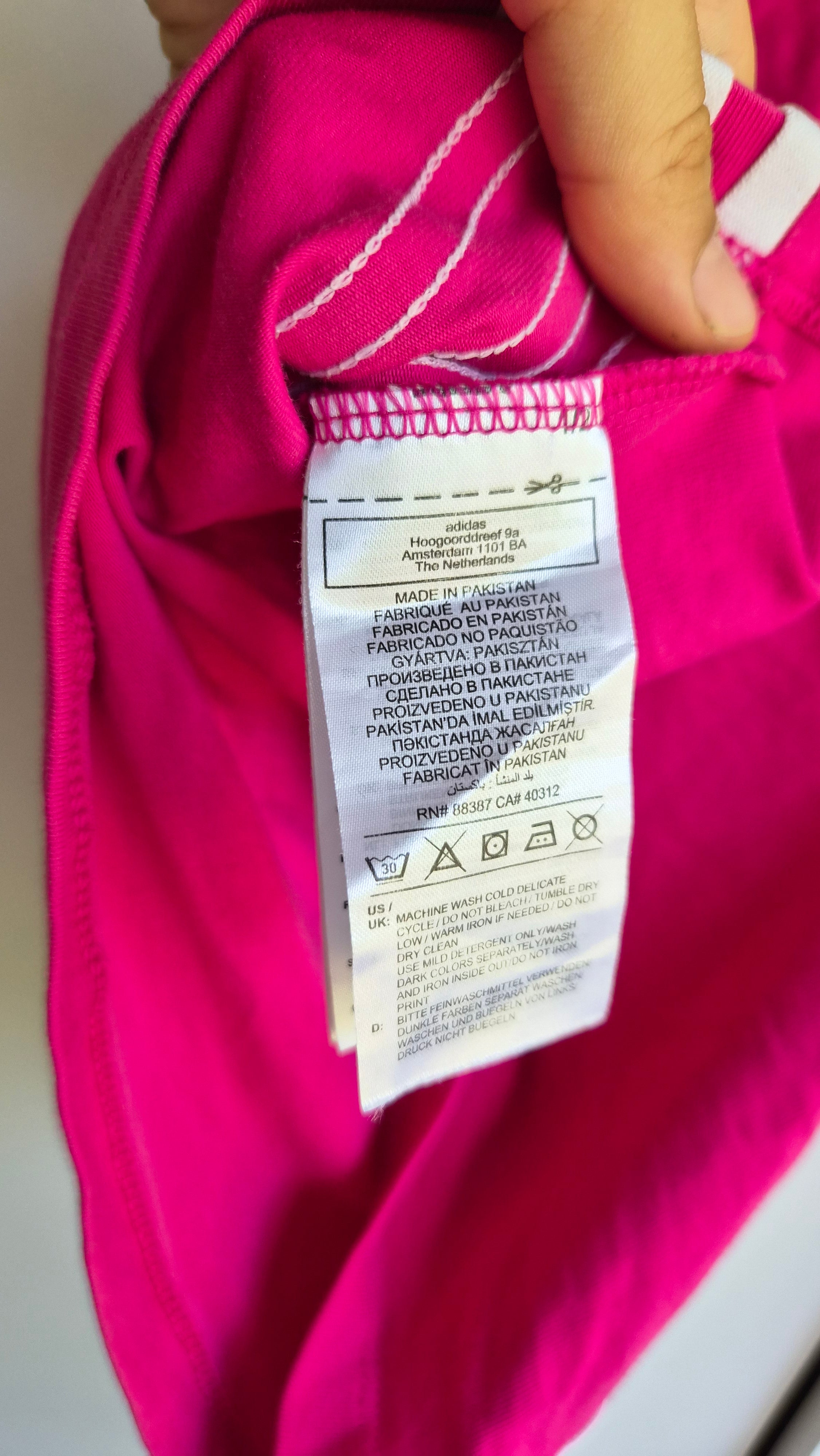 Adidas Baumwoll Y2K Crop Top XS