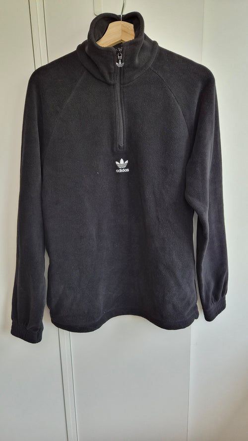 Adidas Halfzip Fleece | Schwarz | S