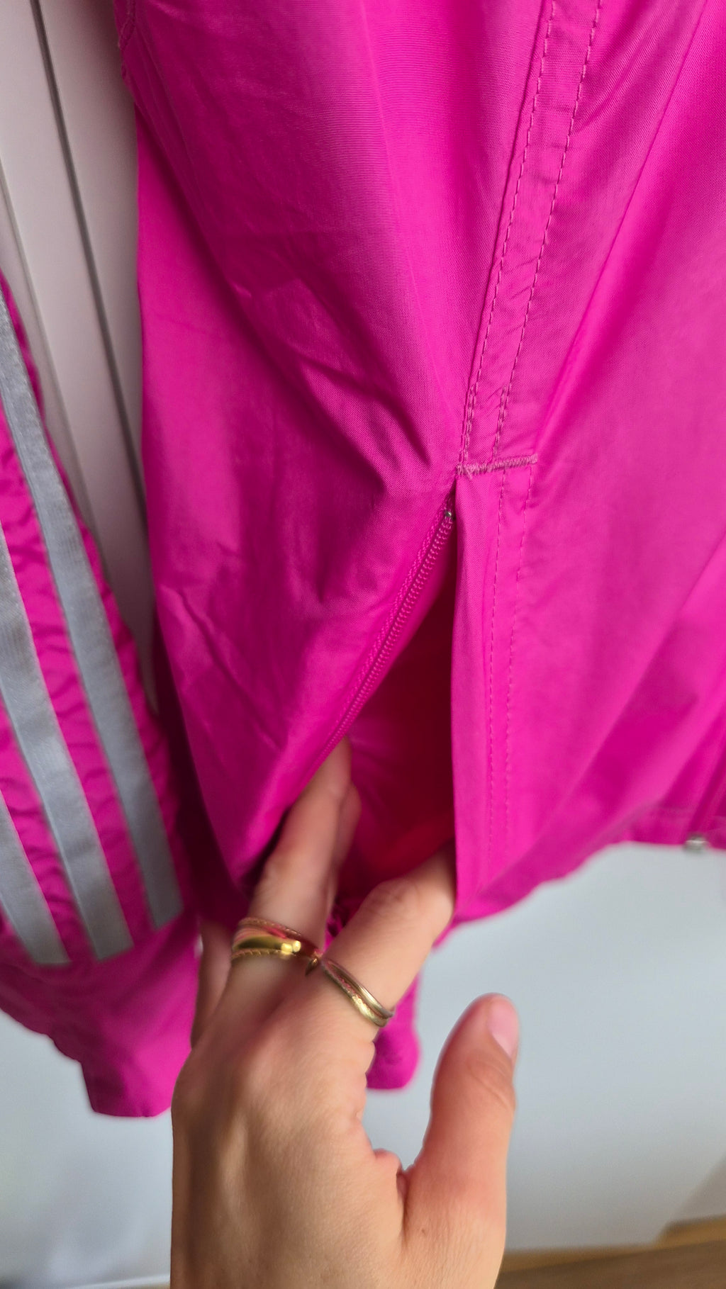 Vintage Adidas Windbreaker | Bubble Pink | 2011 (L)
