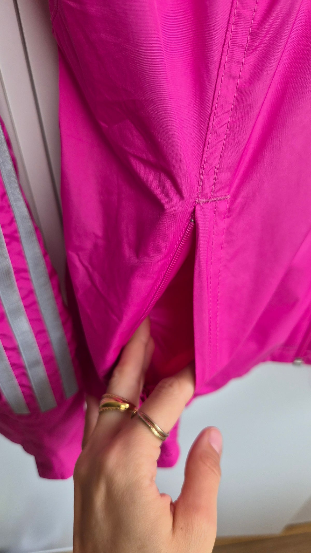 Vintage Adidas Windbreaker | Bubble Pink | 2011 (L)