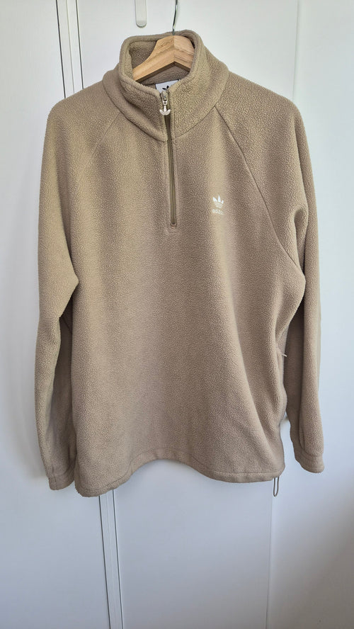 Adidas Fleece | Halfzip | Oversize | Beige | S-L
