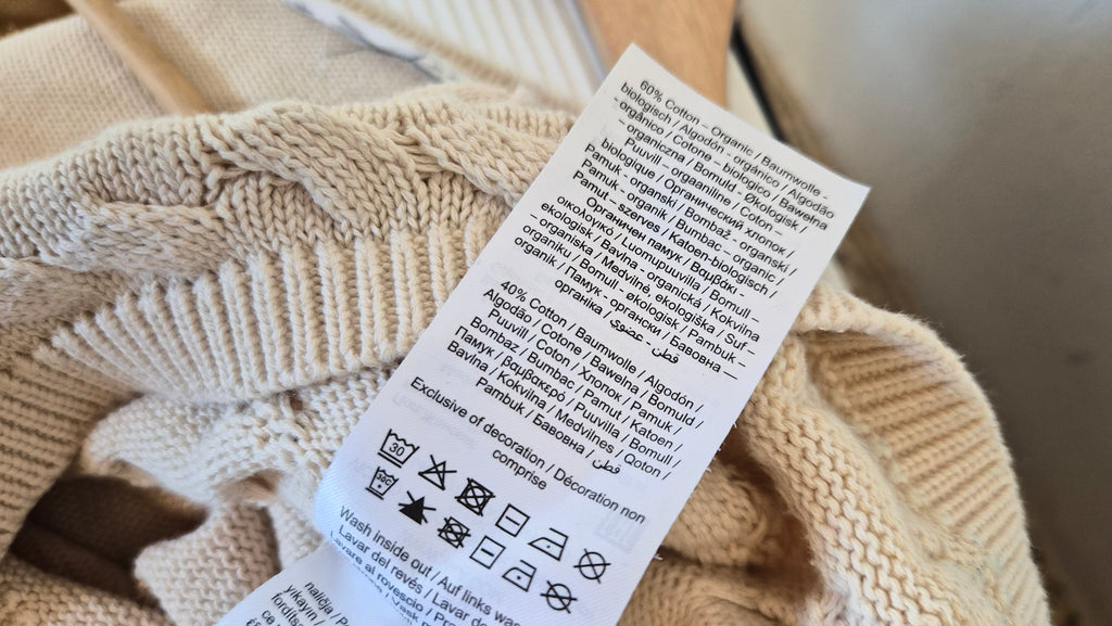 Baumwoll Strickpullover | Beige | Cottage | S