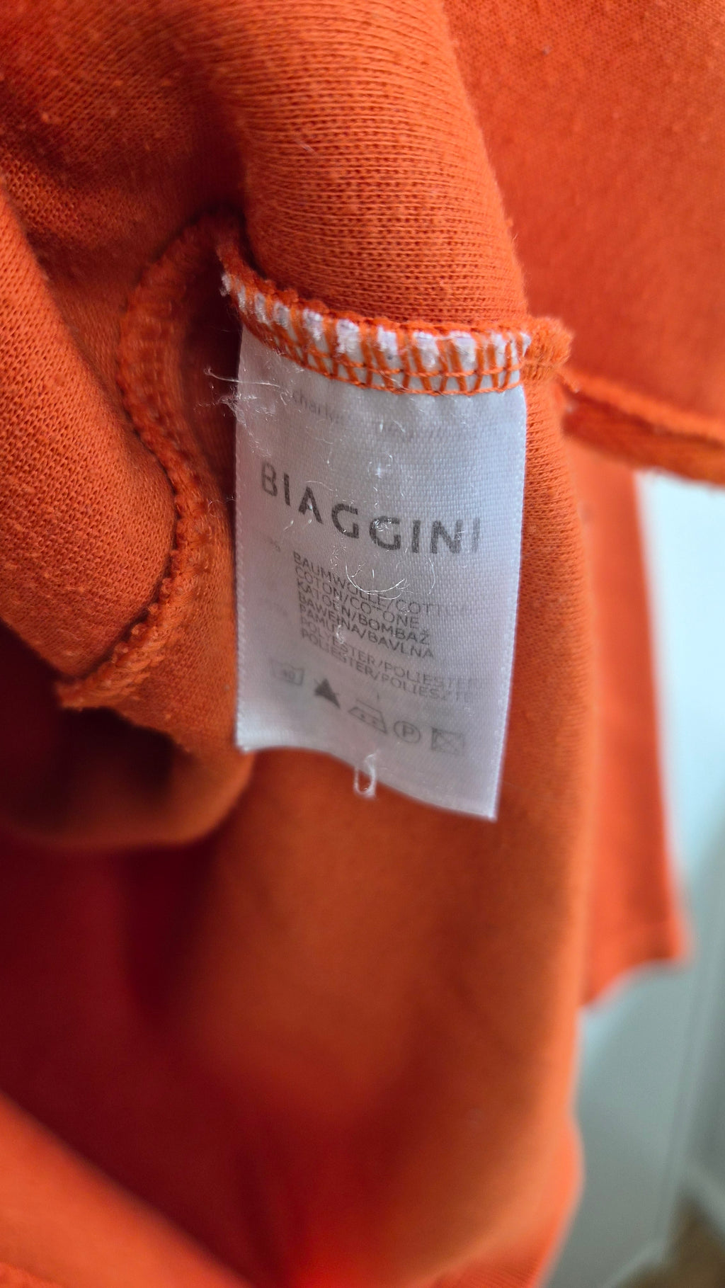 Vintage Halfzip  |Baumwollmischung | Pumpkin orange (L)
