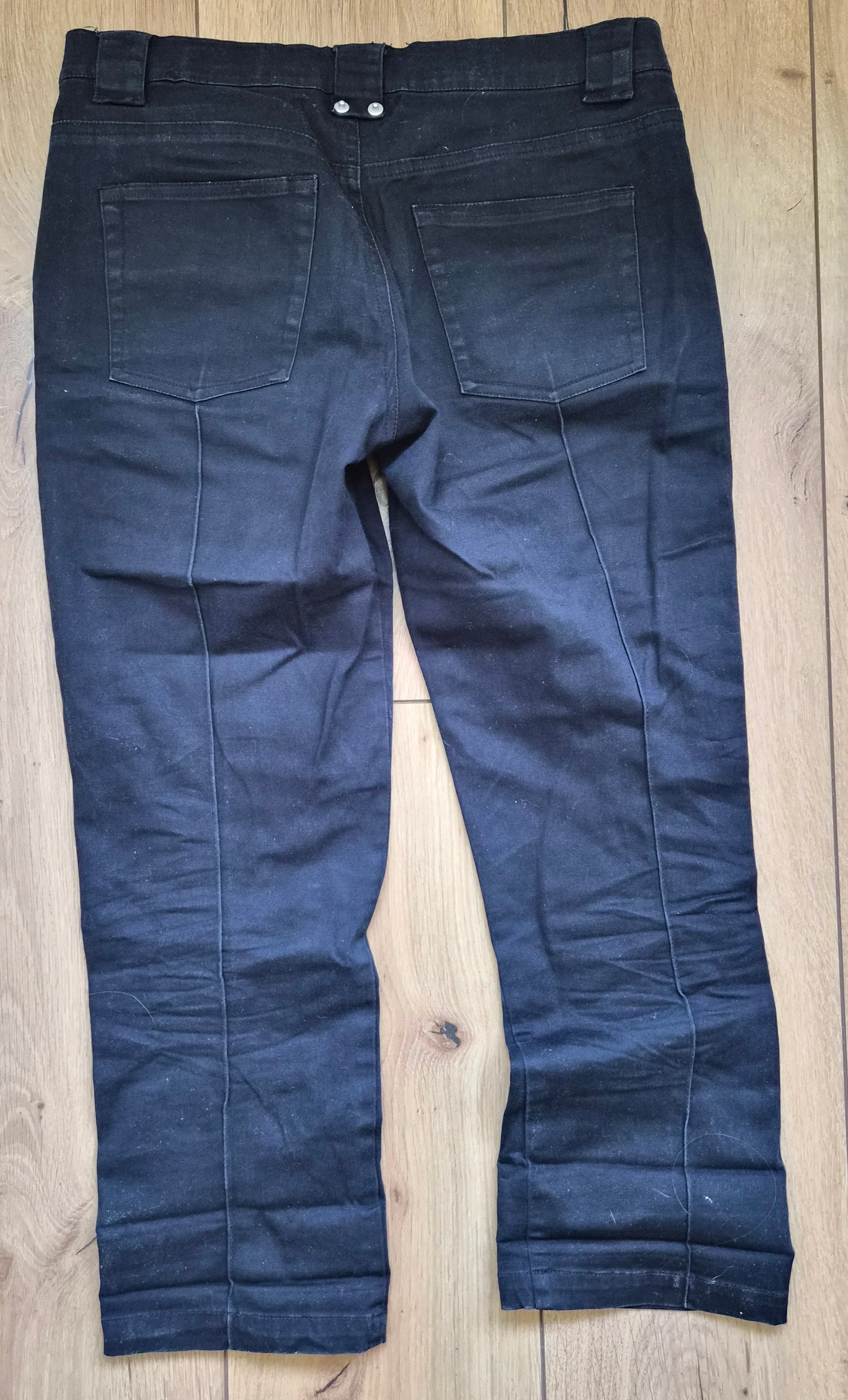 Capri Hose | Schwarz | Baumwolle | S