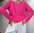 Baumwoll Strickpullover