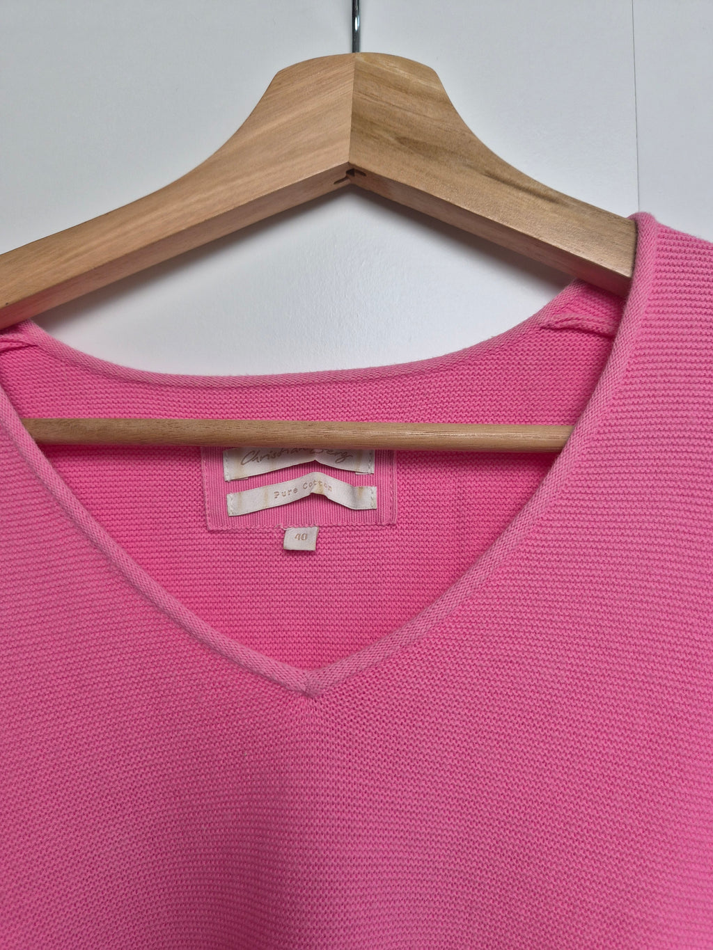 Baumwoll Strickpullover pink