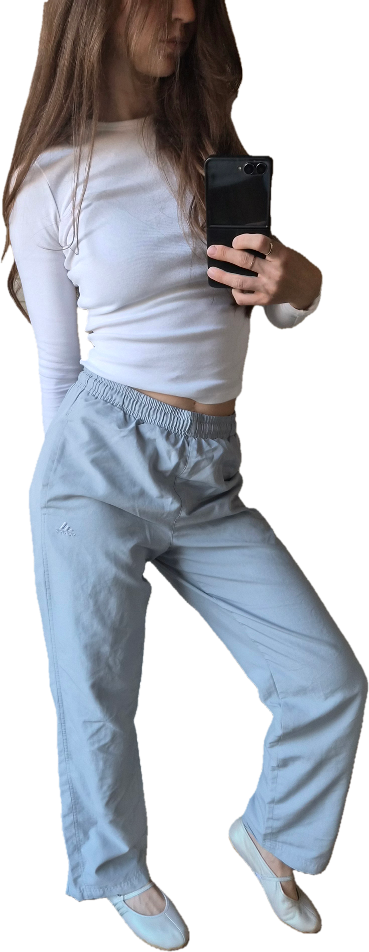 Vintage Adidas Trackpants | Wide Leg (S)
