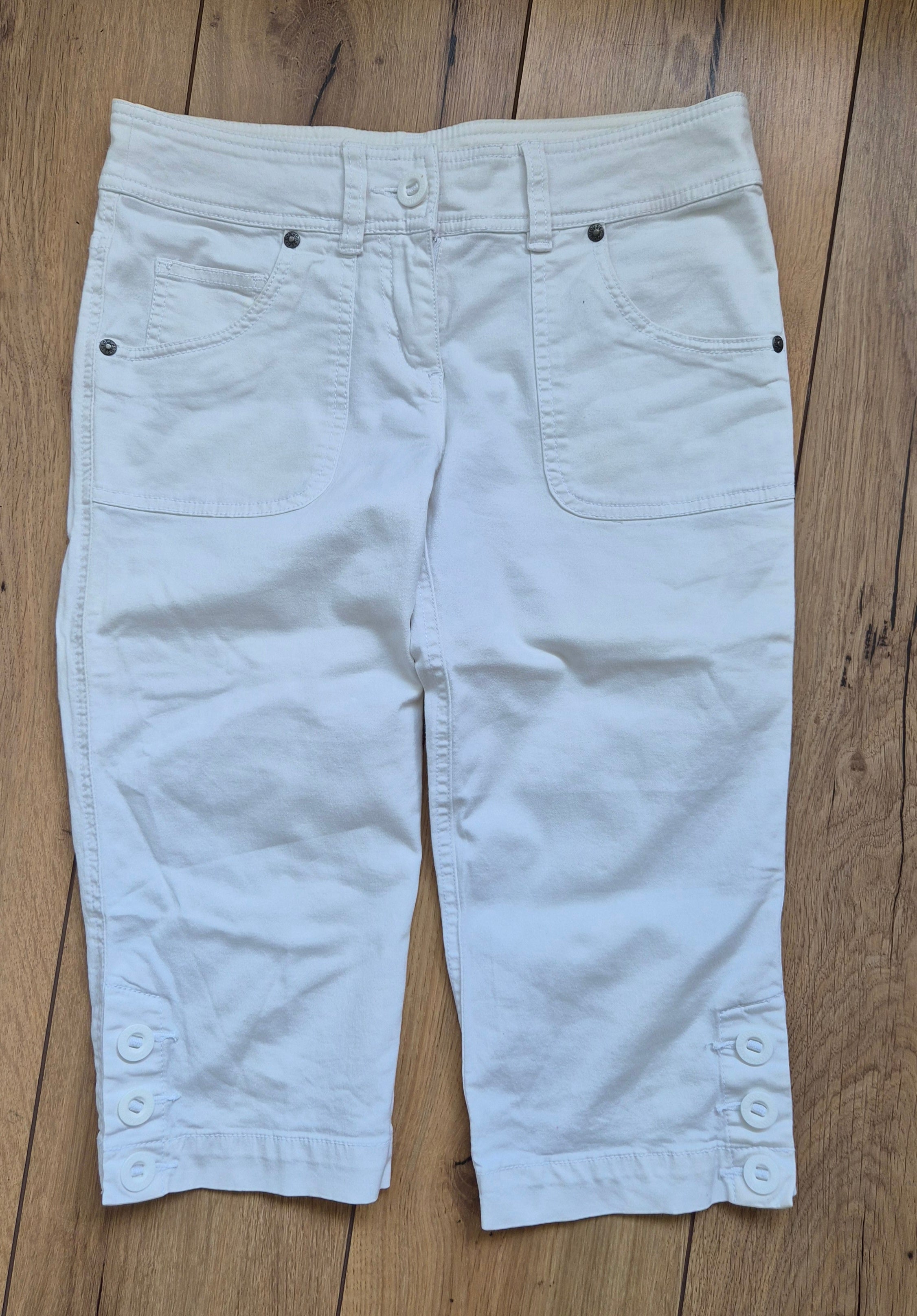 Capri Jeans weiß