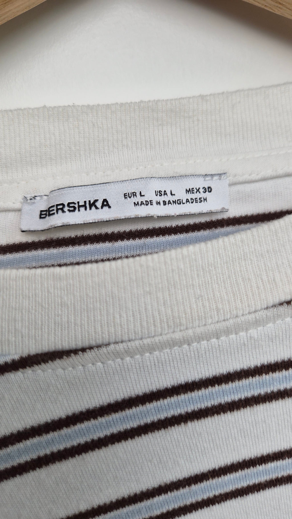 Striped Longsleeve | Scandi Style | weiß blau (L)