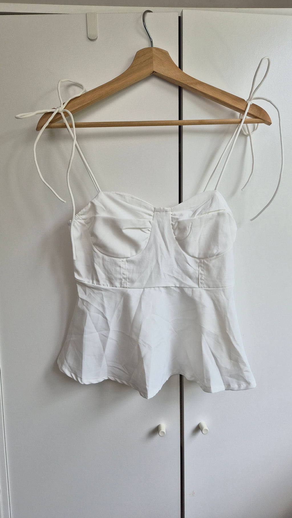Camisole Sommertop | weiß | Coastal | S