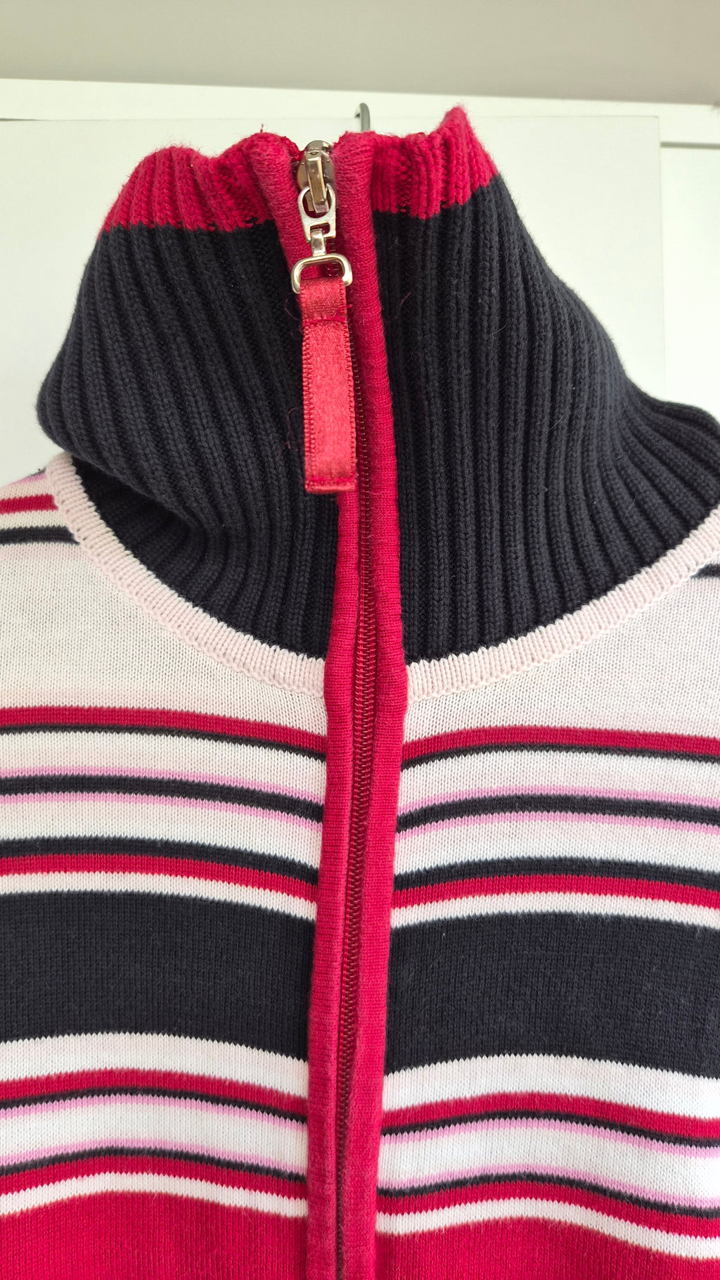 Zip Strickjacke | Japan Style | 100% Baumwolle (M)
