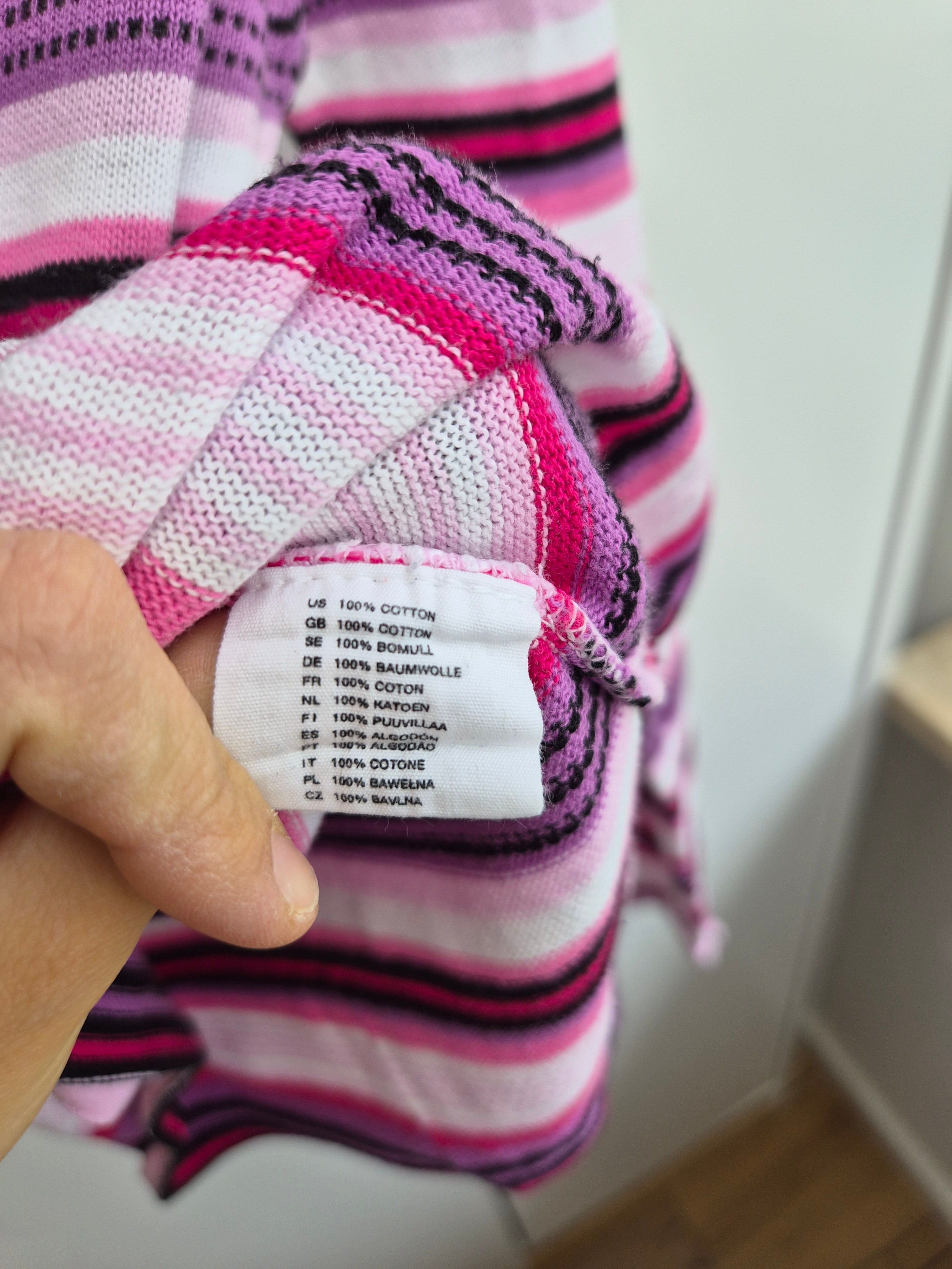 Y2K Strickpullover Streifen