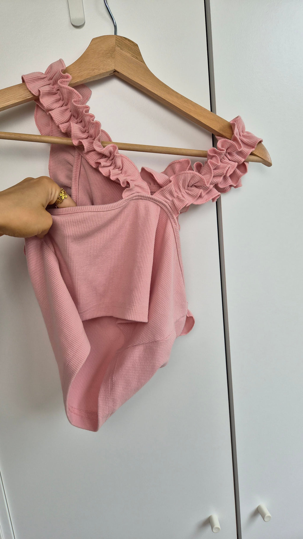 Rüschentop | Baby Pink | Blogger | S