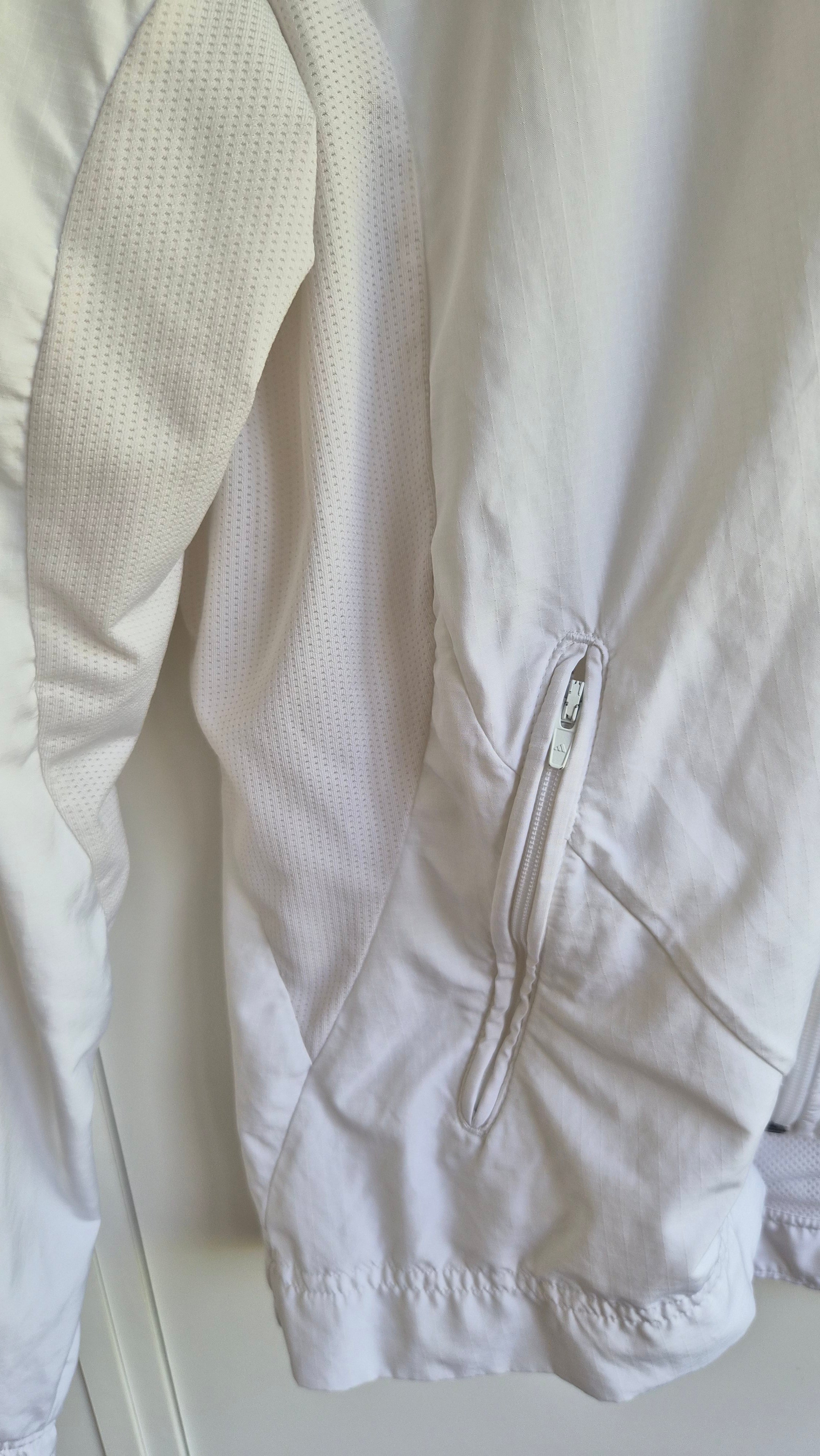 Adidas Vintage Trainingsjacke Weiß | Y2K 2006 | S