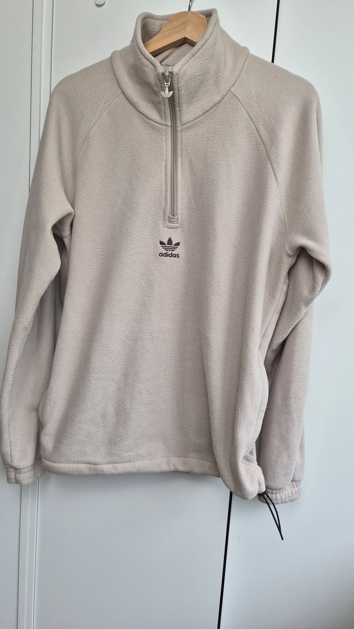 Adidas Fleece | Half Zip | Beige Braun (S)