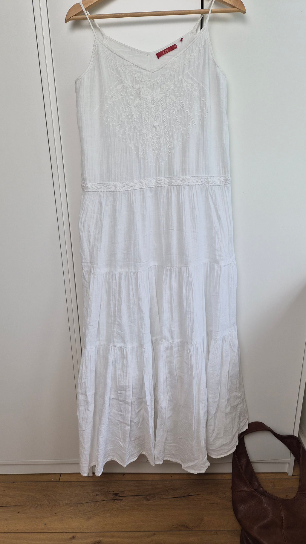 Boho Langes Kleid Baumwolle