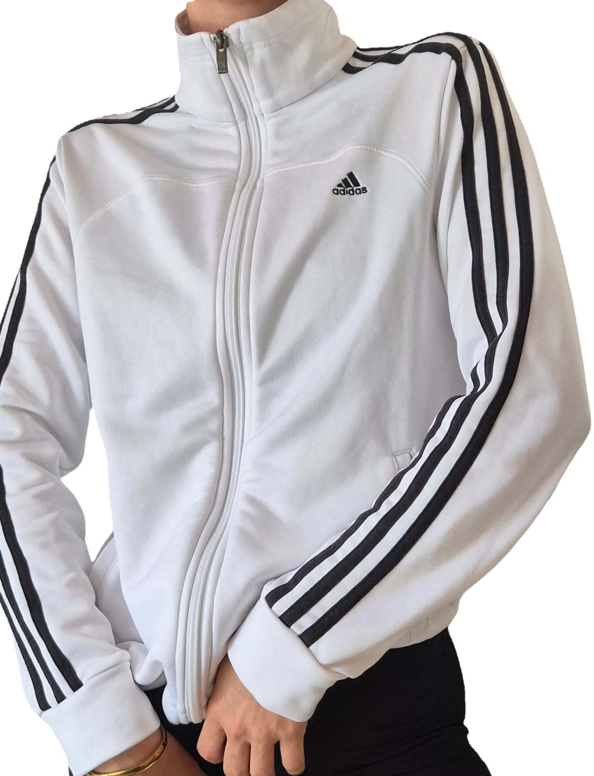 Adidas Vintage Trackjacket | Weiß| Cotton | M