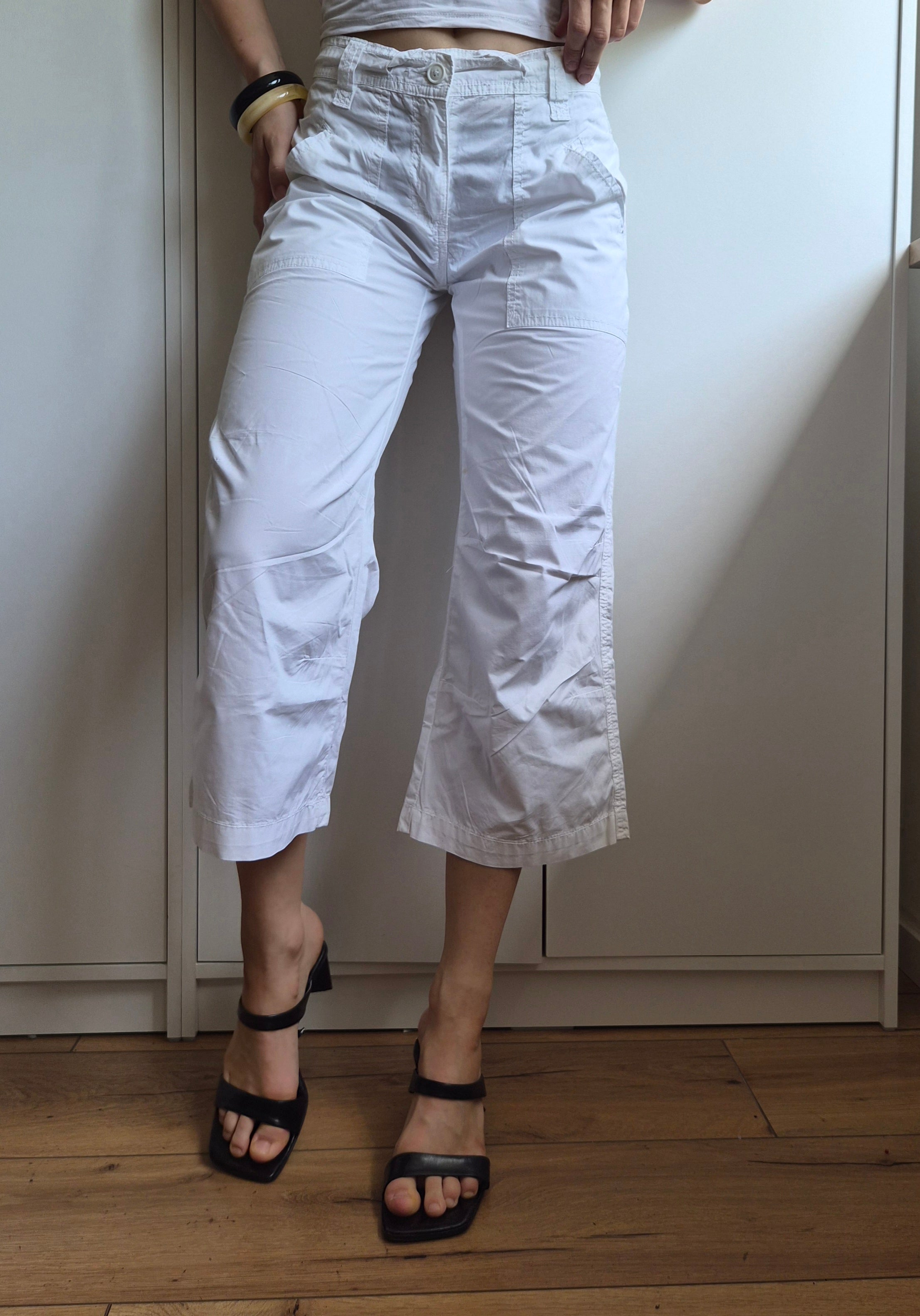 Capri Hose weiß
